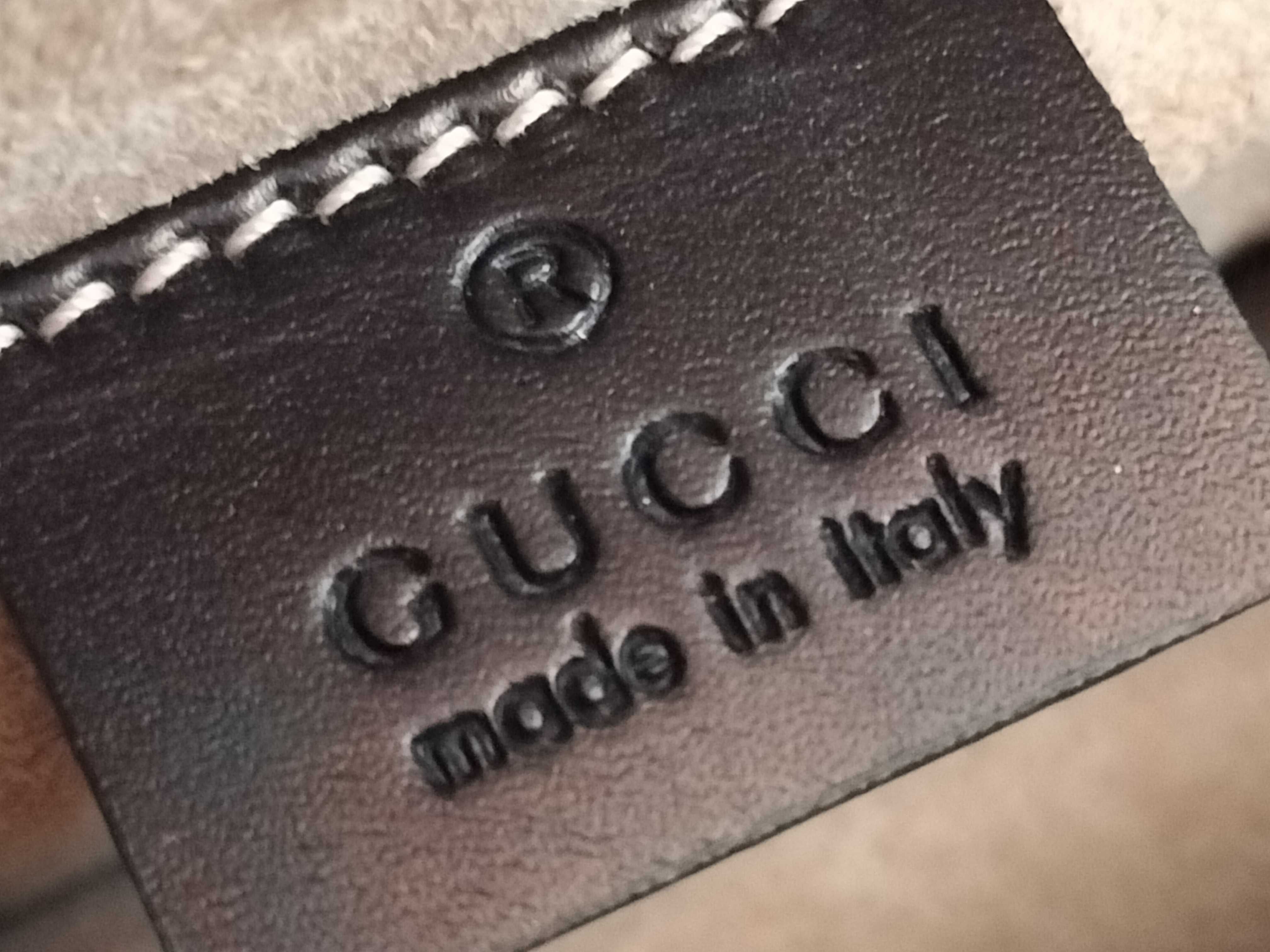 Webbing Gucci 431666 Sylvie Web Line Ribbon Mini Chain Bag Shoulder Bag Pouch Leather Black Gold Hardware Shoulder Bag — view 13