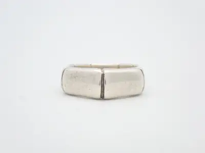 Bamboo (precious metal) ring, size 50, SV925, 5.7g