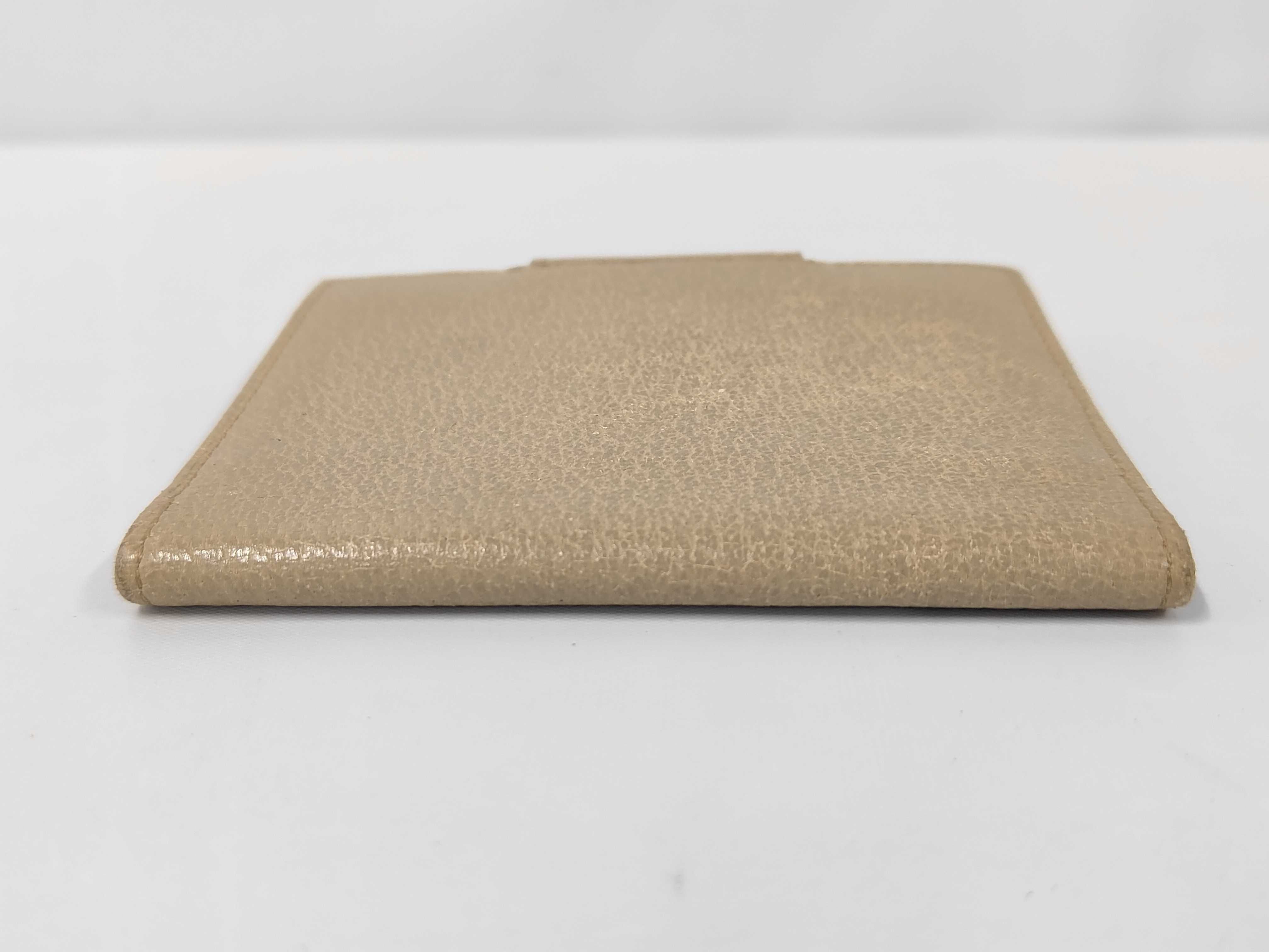 Classico Card Case, Leather, Beige Wallet — view 4