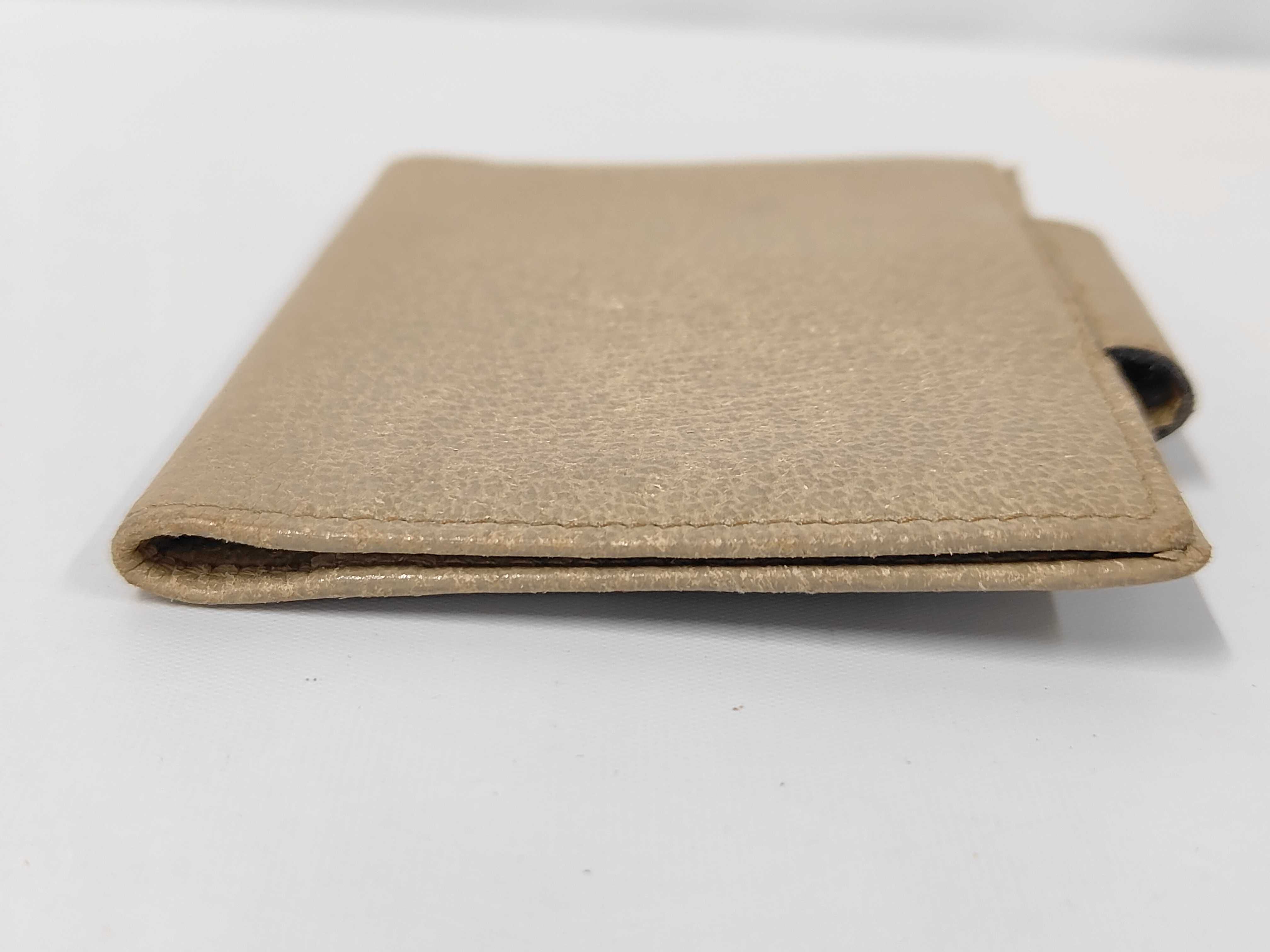 Classico Card Case, Leather, Beige Wallet — view 5