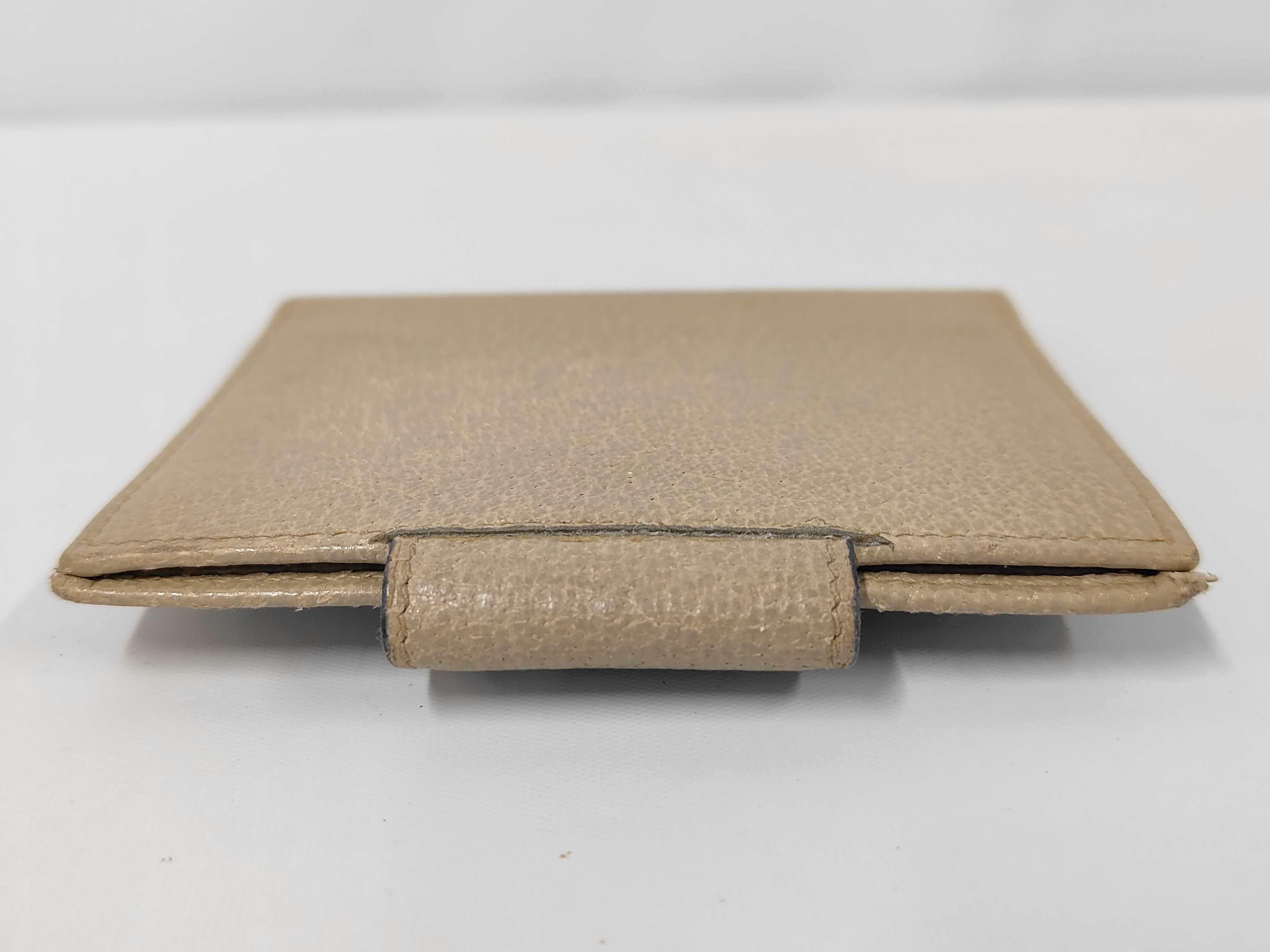 Classico Card Case, Leather, Beige Wallet — view 6