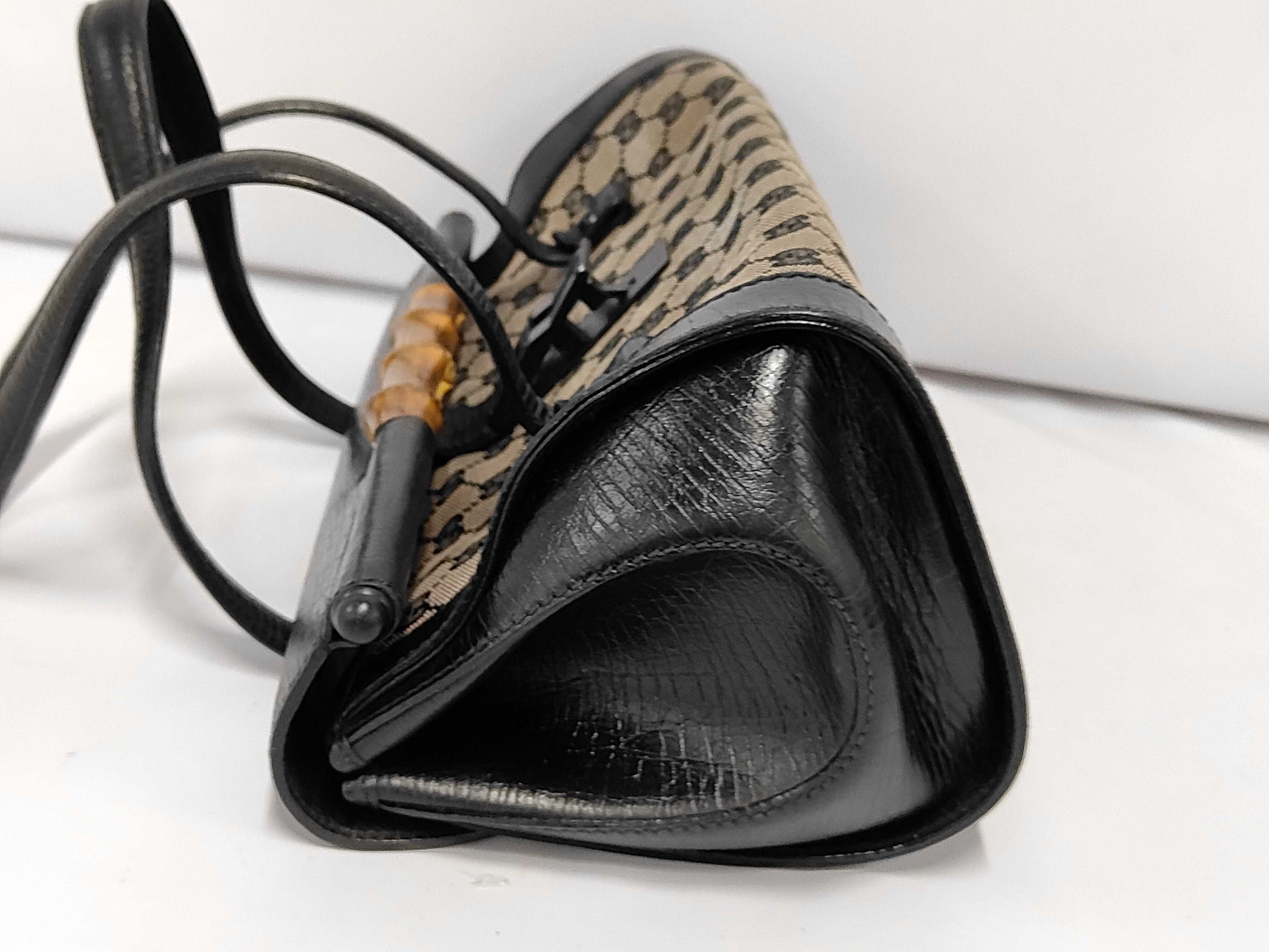 Bamboo Handbag, Black Handbag — view 8