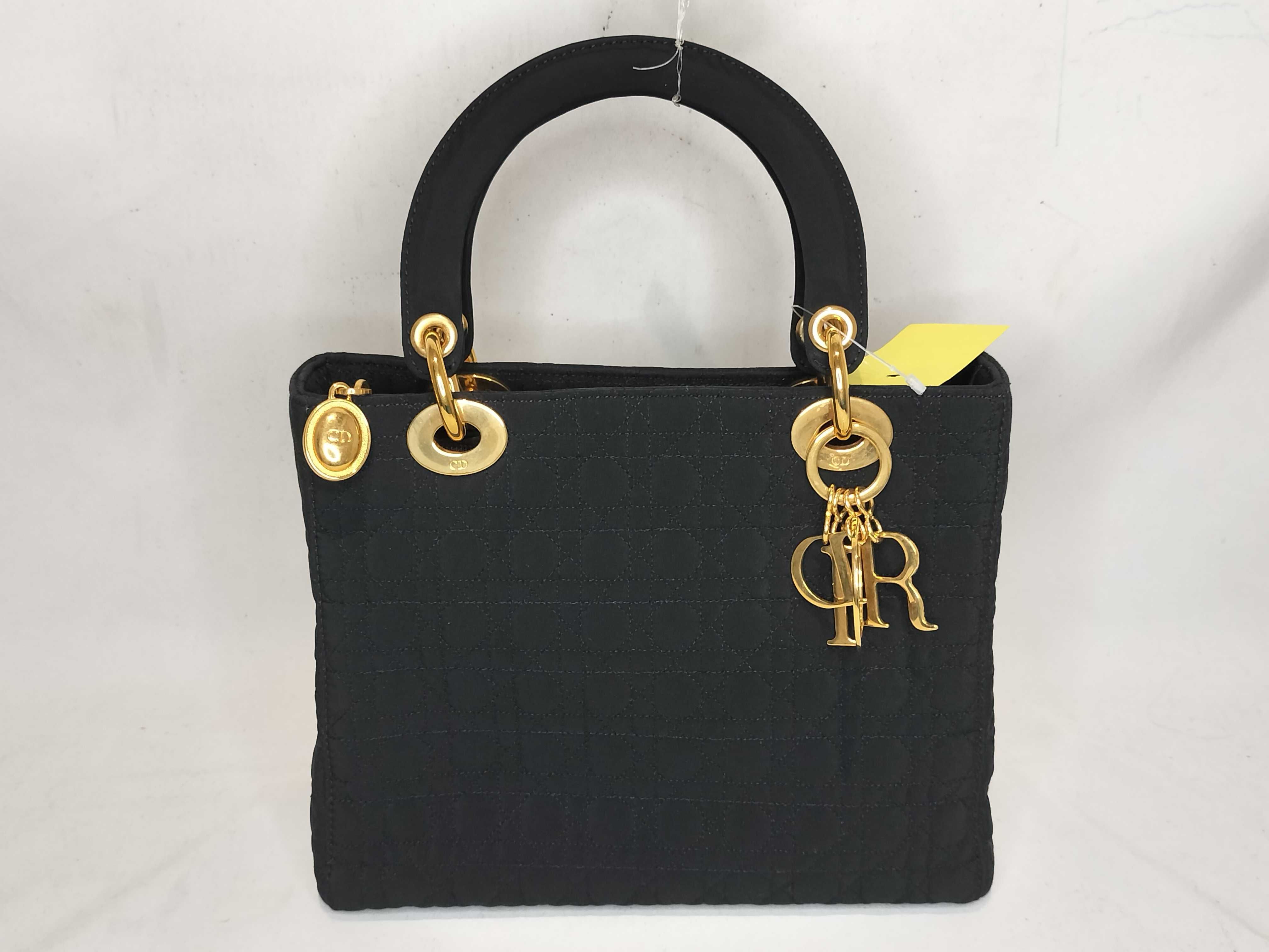 Lady Dior Cannage Nylon Bag Handbag