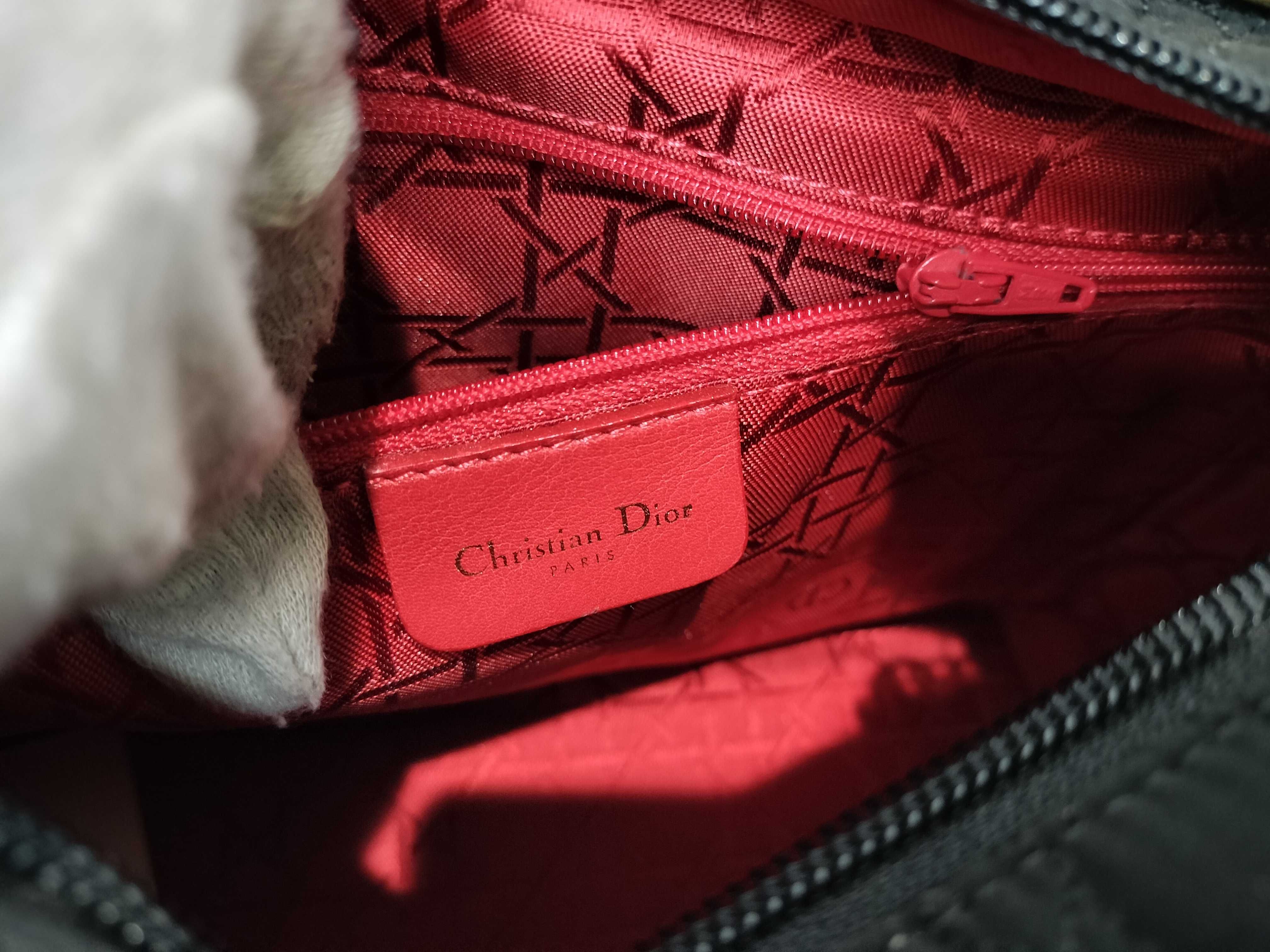 Lady Dior Cannage Nylon Bag Handbag — view 12