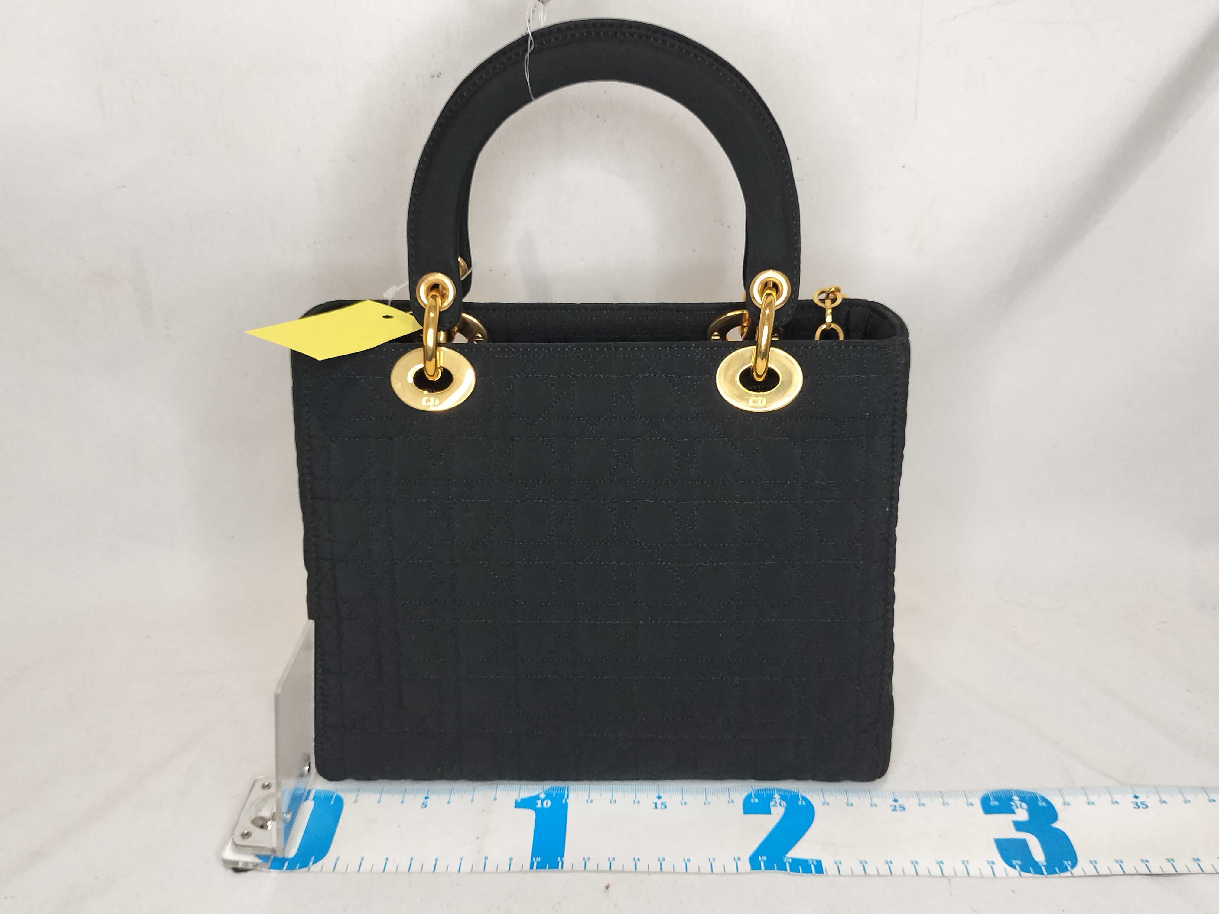 Lady Dior Cannage Nylon Bag Handbag — view 3