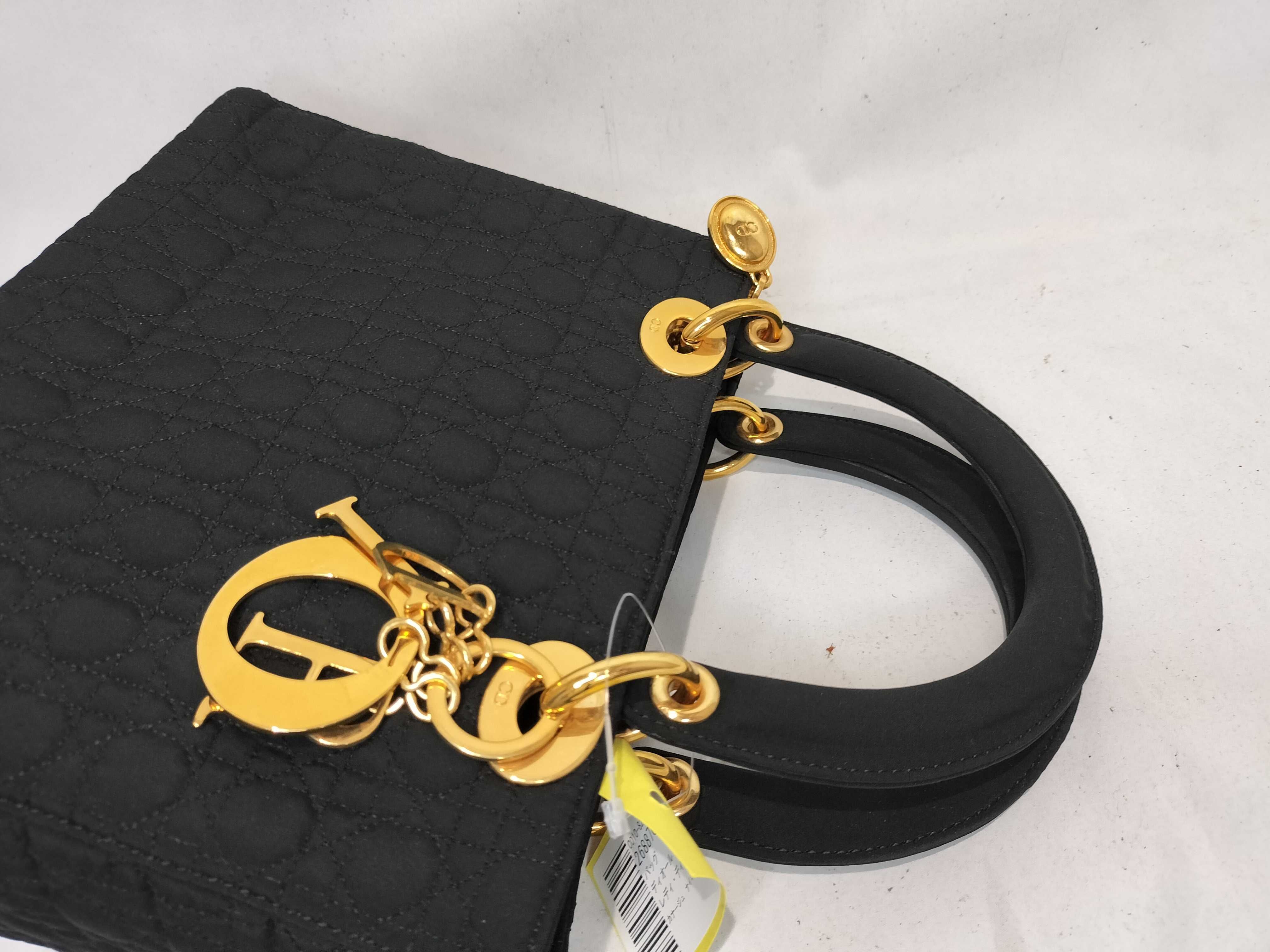 Lady Dior Cannage Nylon Bag Handbag — view 4