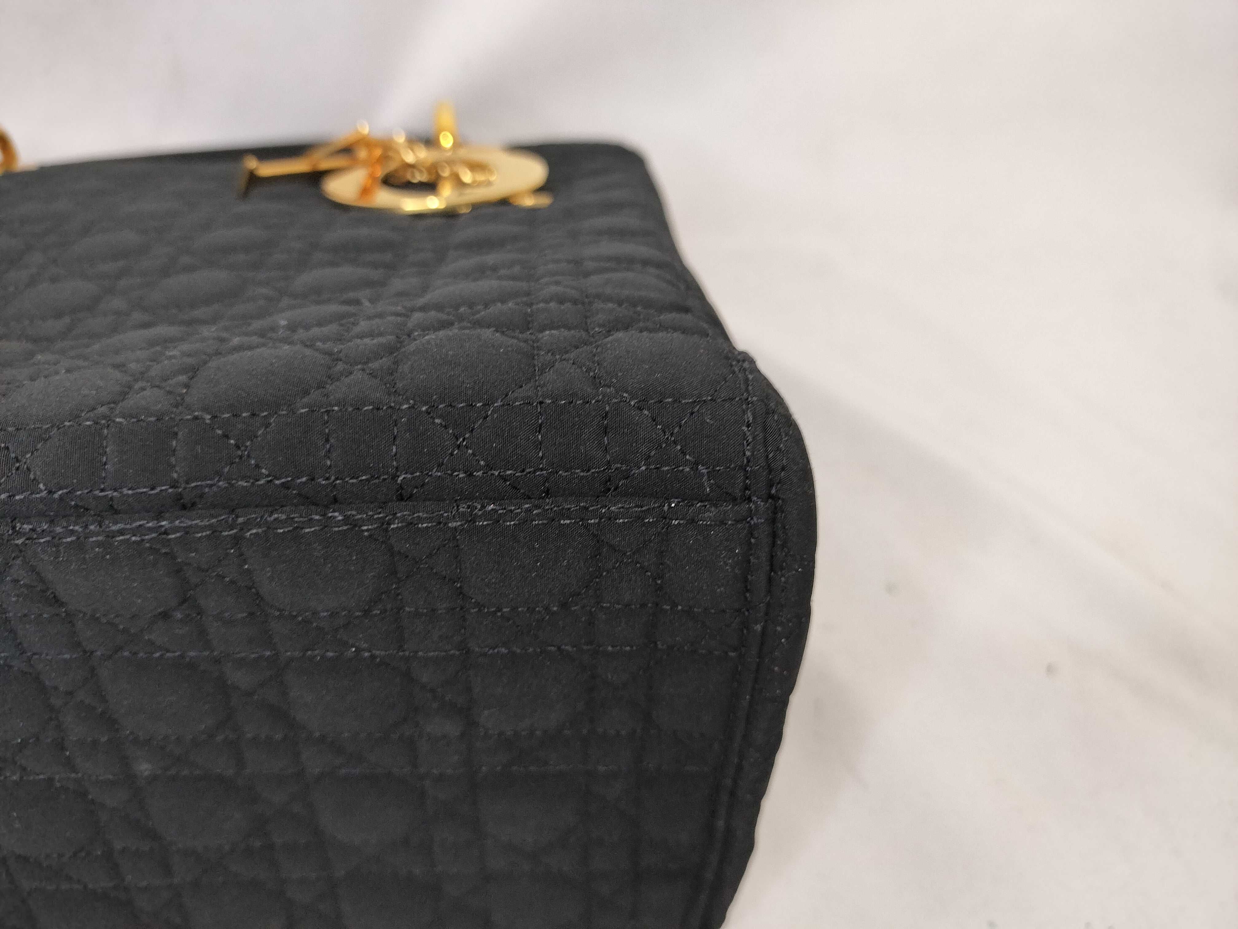 Lady Dior Cannage Nylon Bag Handbag — view 7