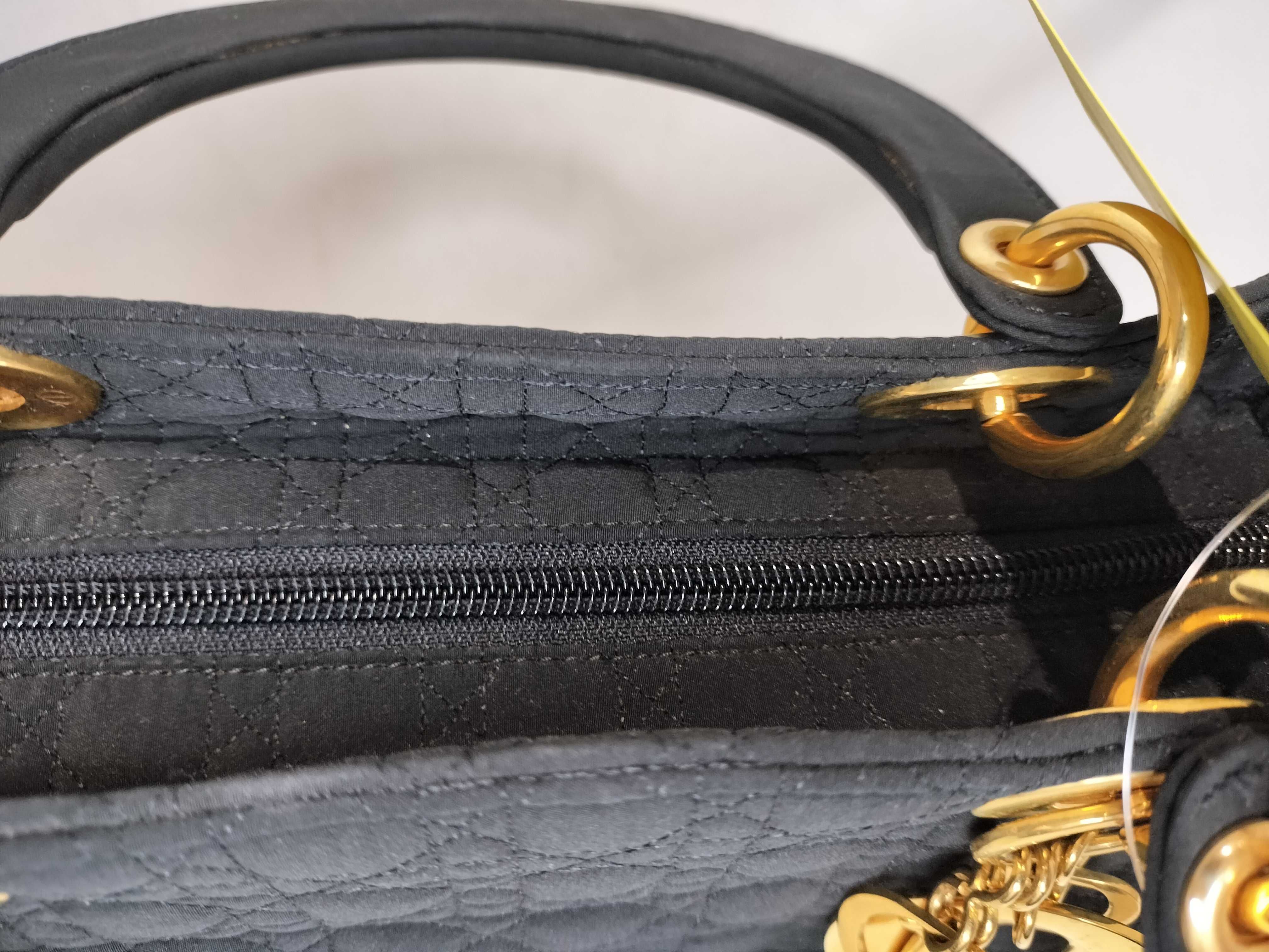 Lady Dior Cannage Nylon Bag Handbag — view 9