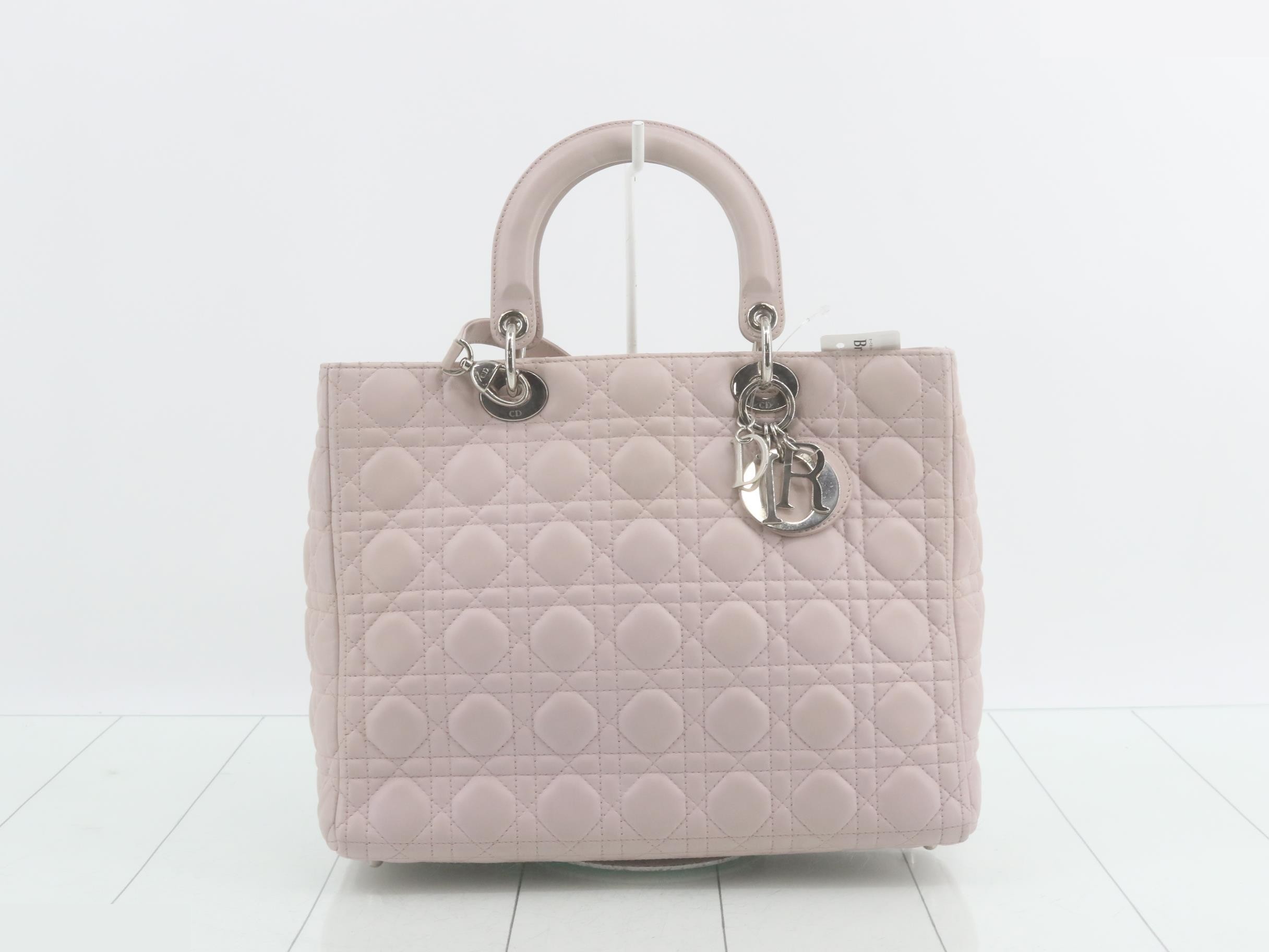 Lady Dior Cannage Lamb 2-Way Shoulder/Handbag