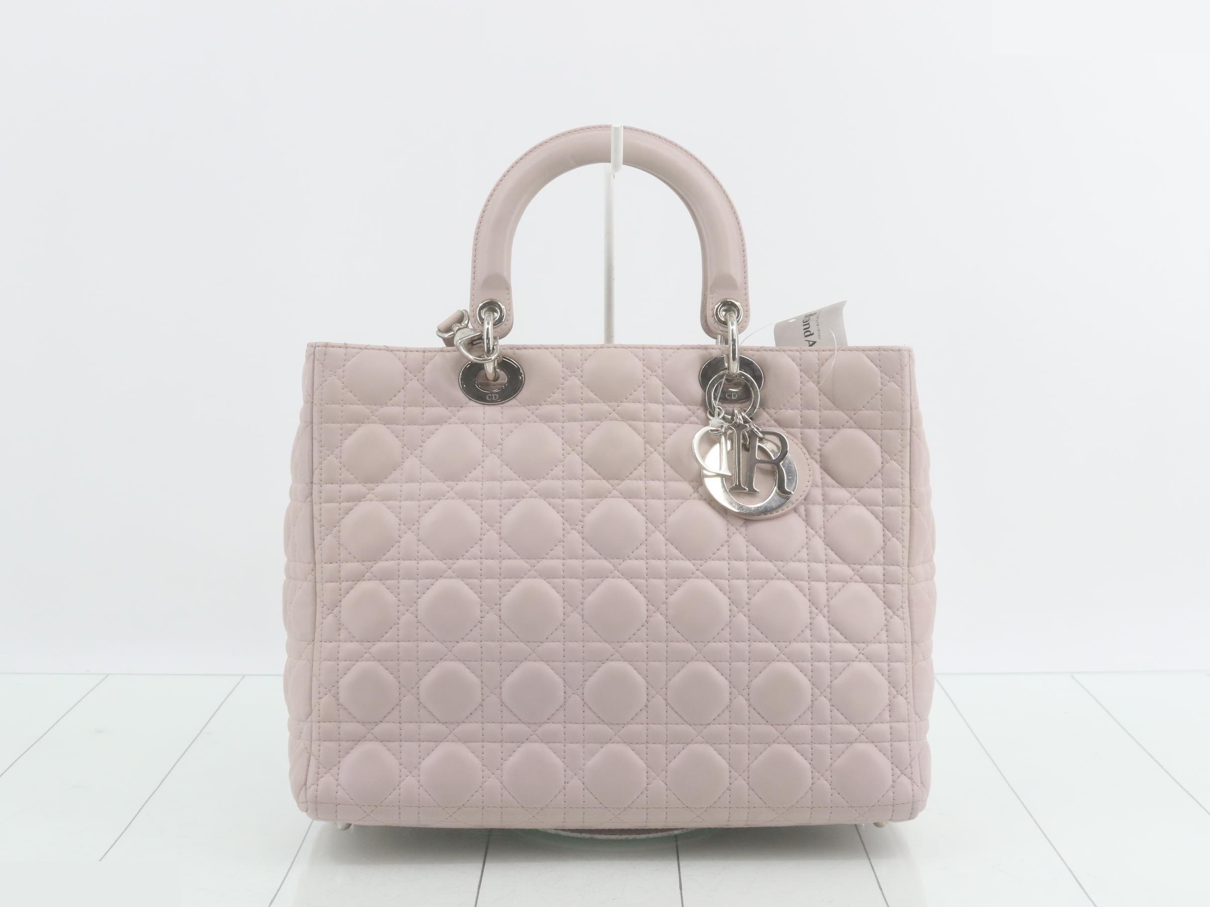 Lady Dior Cannage Lamb 2-Way Shoulder/Handbag — view 2