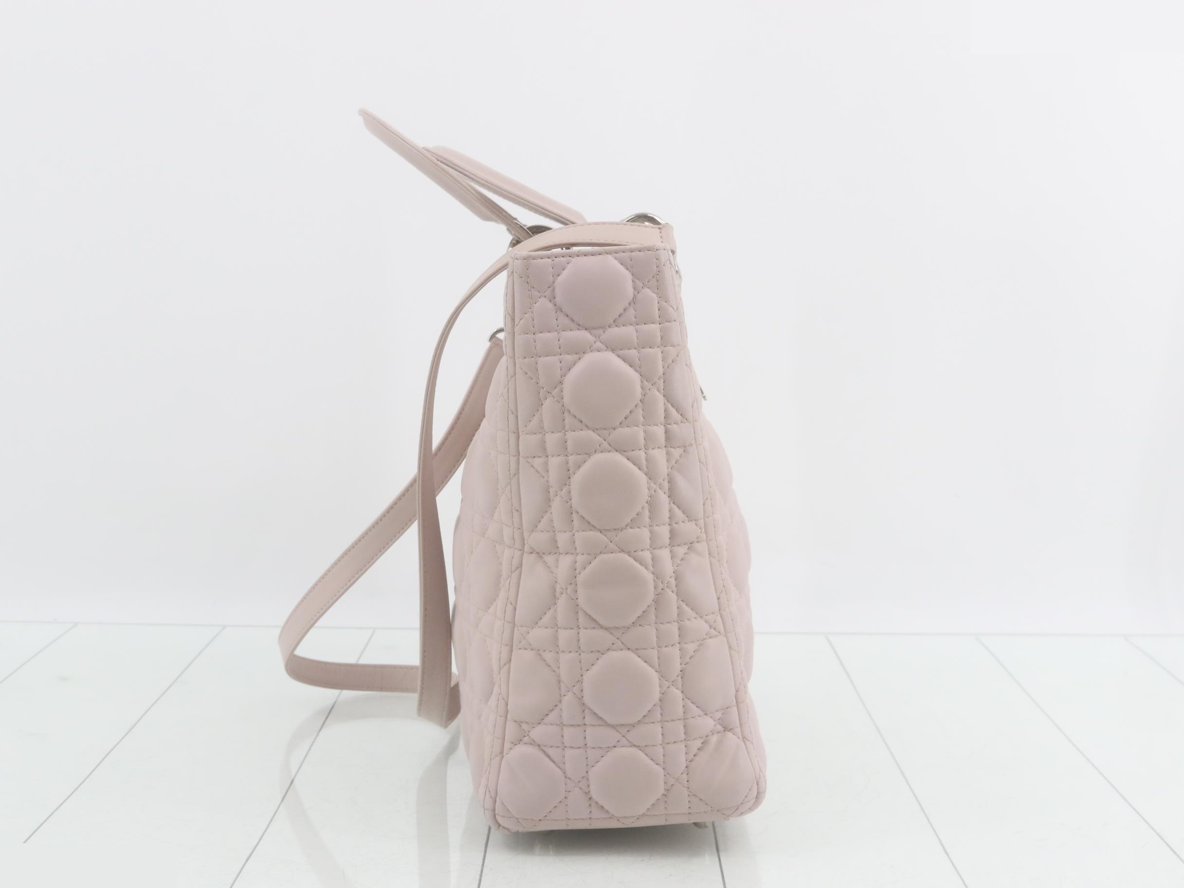 Lady Dior Cannage Lamb 2-Way Shoulder/Handbag — view 5