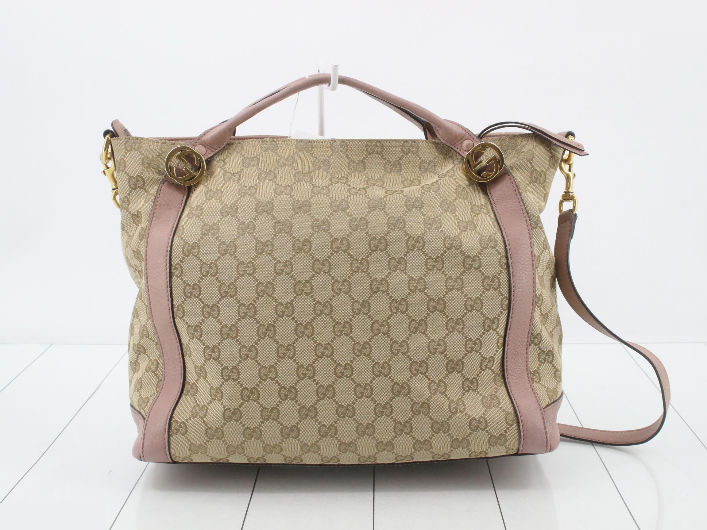 GG Canvas 2-Way Bag