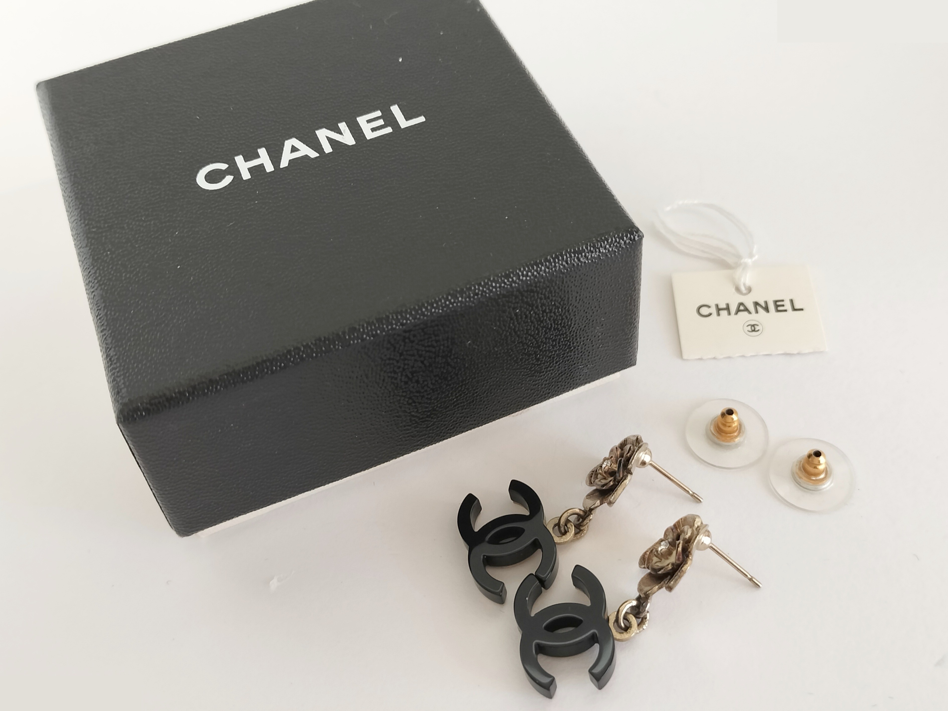 Coco Camellia Gold Earrings — view 2