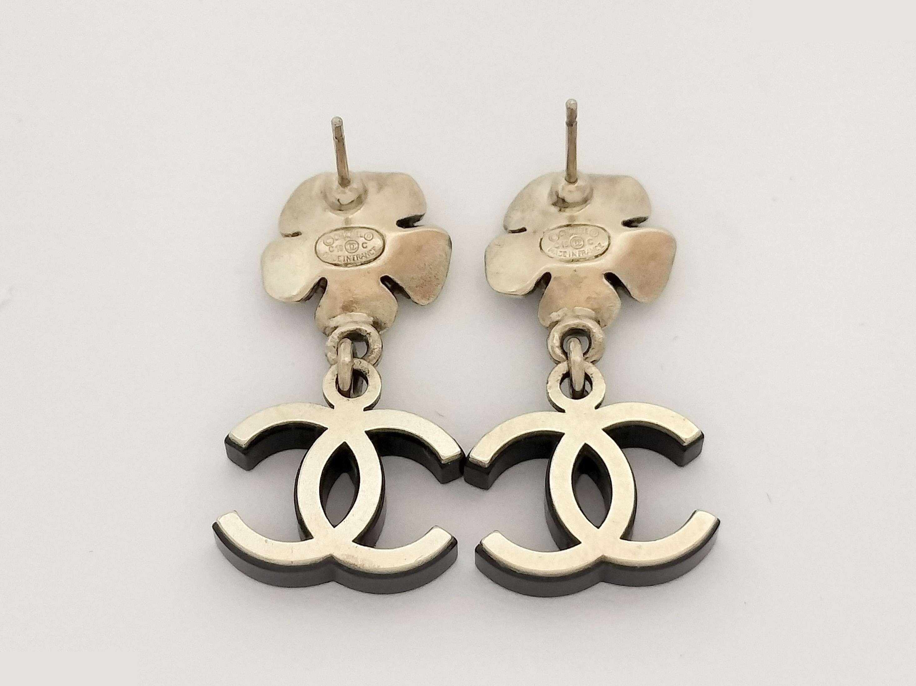 Coco Camellia Gold Earrings — view 3