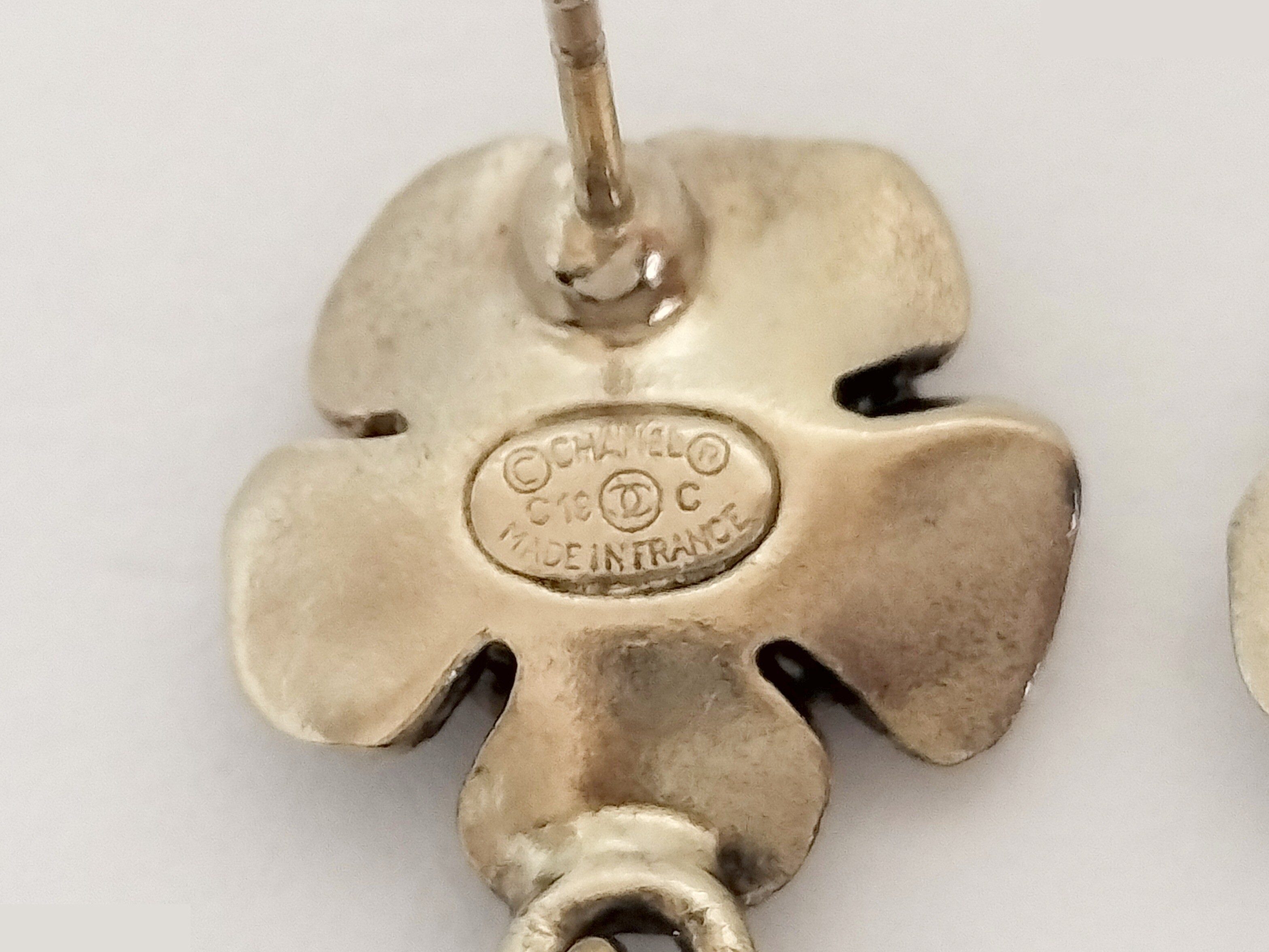 Coco Camellia Gold Earrings — view 4