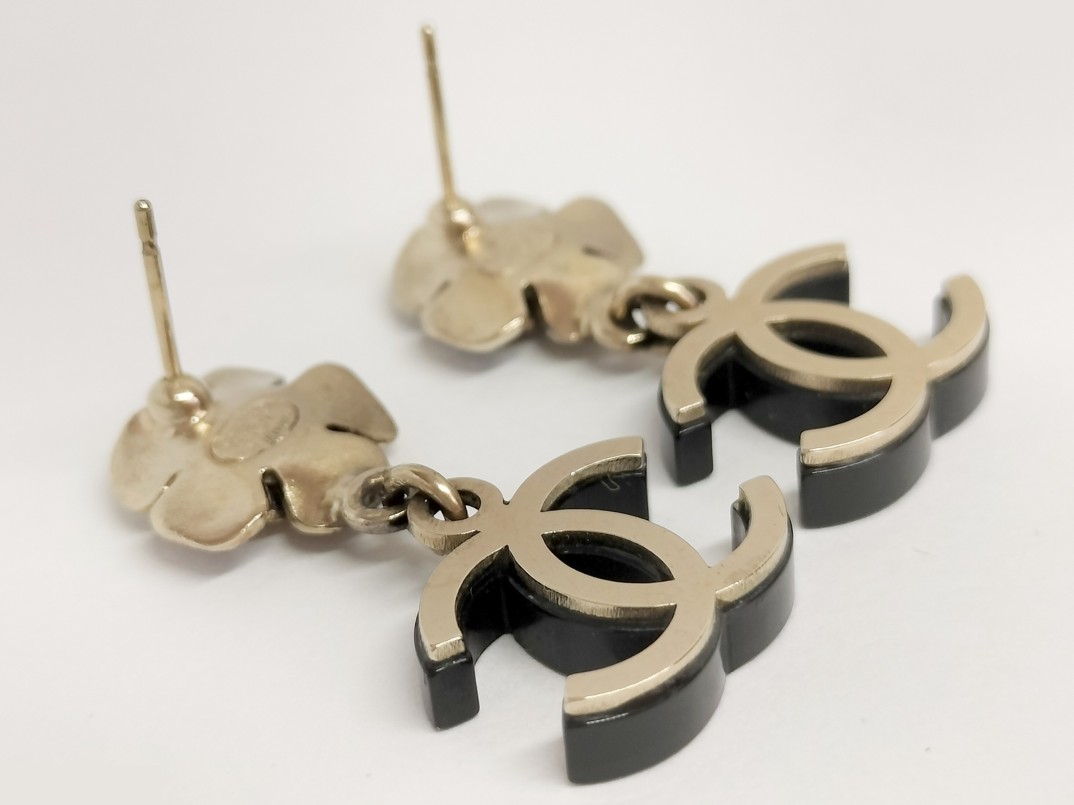 Coco Camellia Gold Earrings — view 6