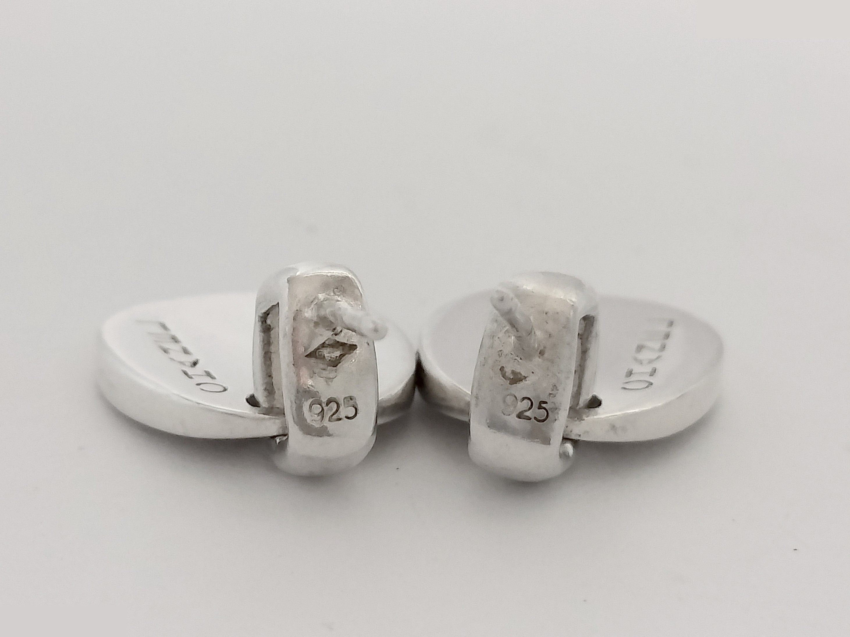 Logo 925/8.6g Silver Earrings — view 3