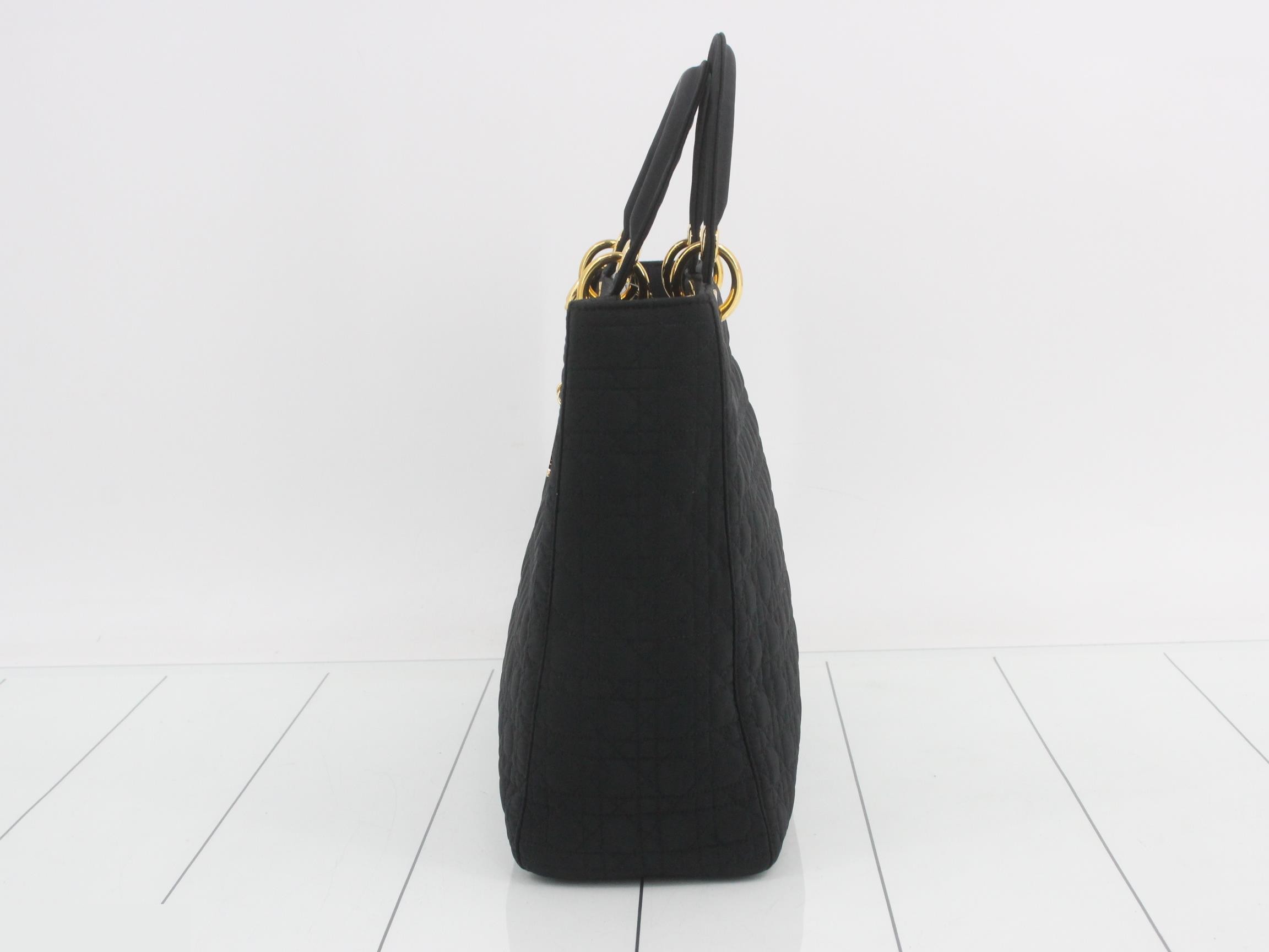 Lady Dior Cannage Nylon — view 3