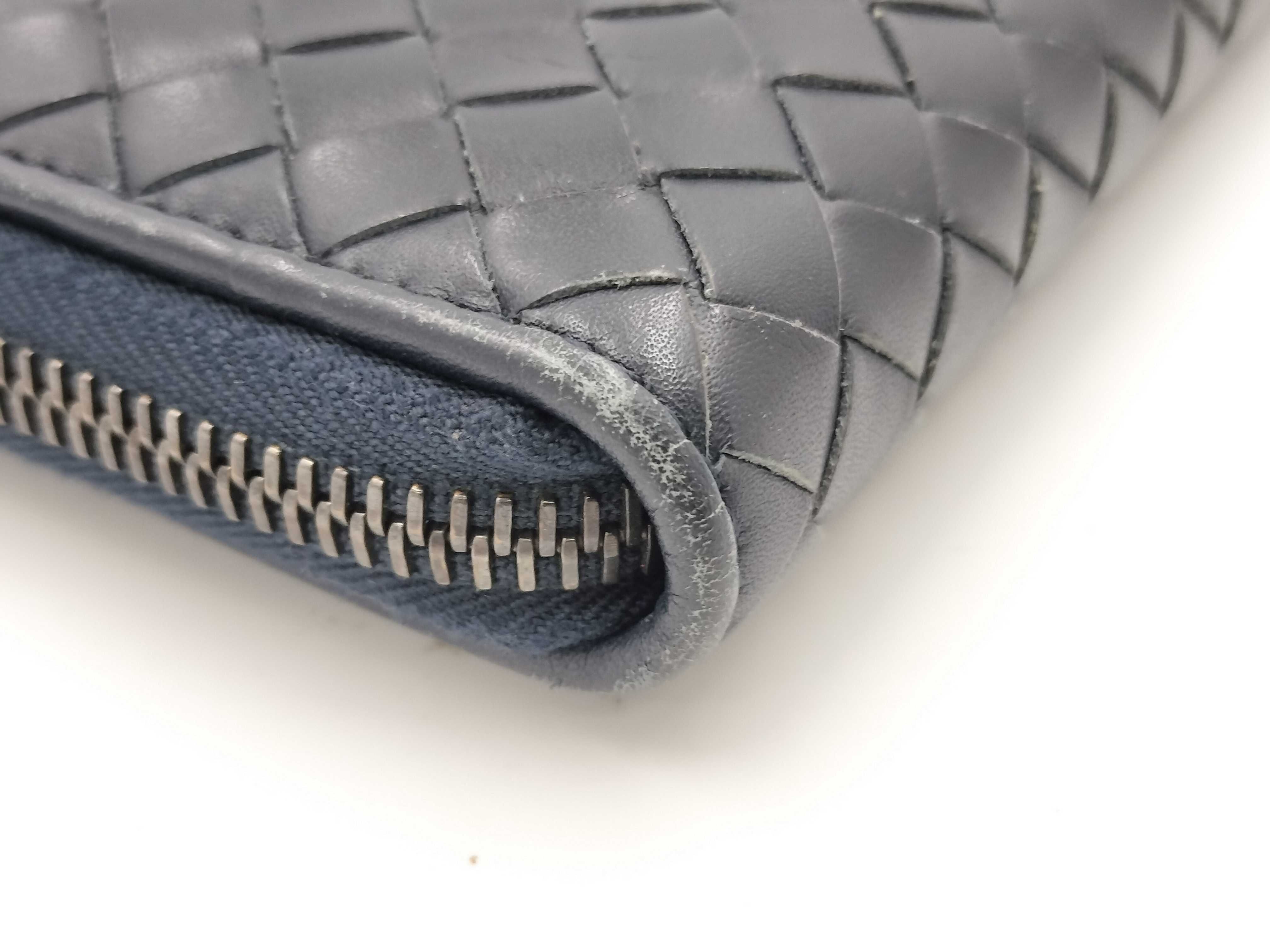 Intrecciato Round Zipper Long Wallet — view 5