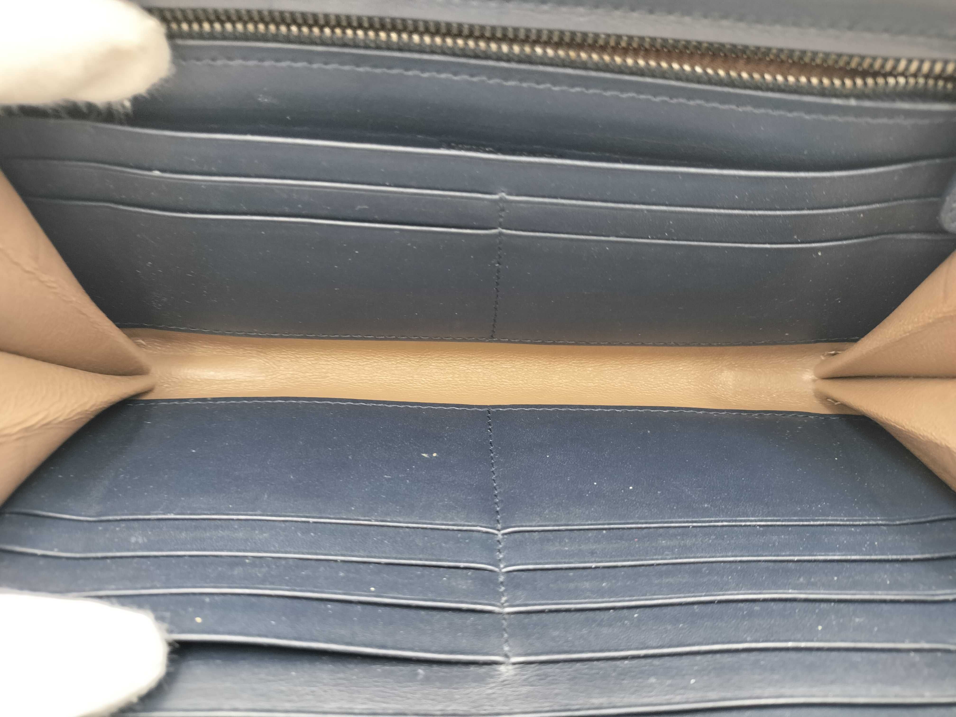 Intrecciato Round Zipper Long Wallet — view 8
