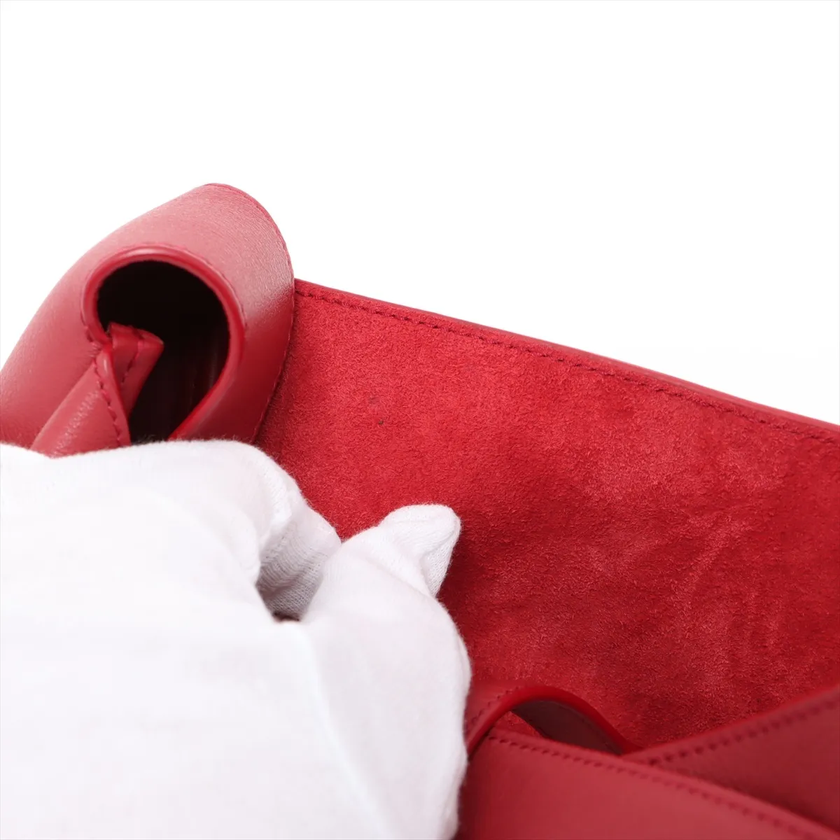 LE 5 A 7 Leather Shoulder Bag, Red, 713938 — view 8