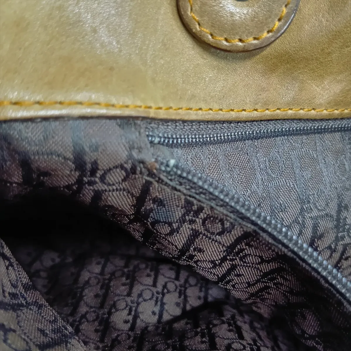 Gaucho Leather Handbag, Brown — view 13