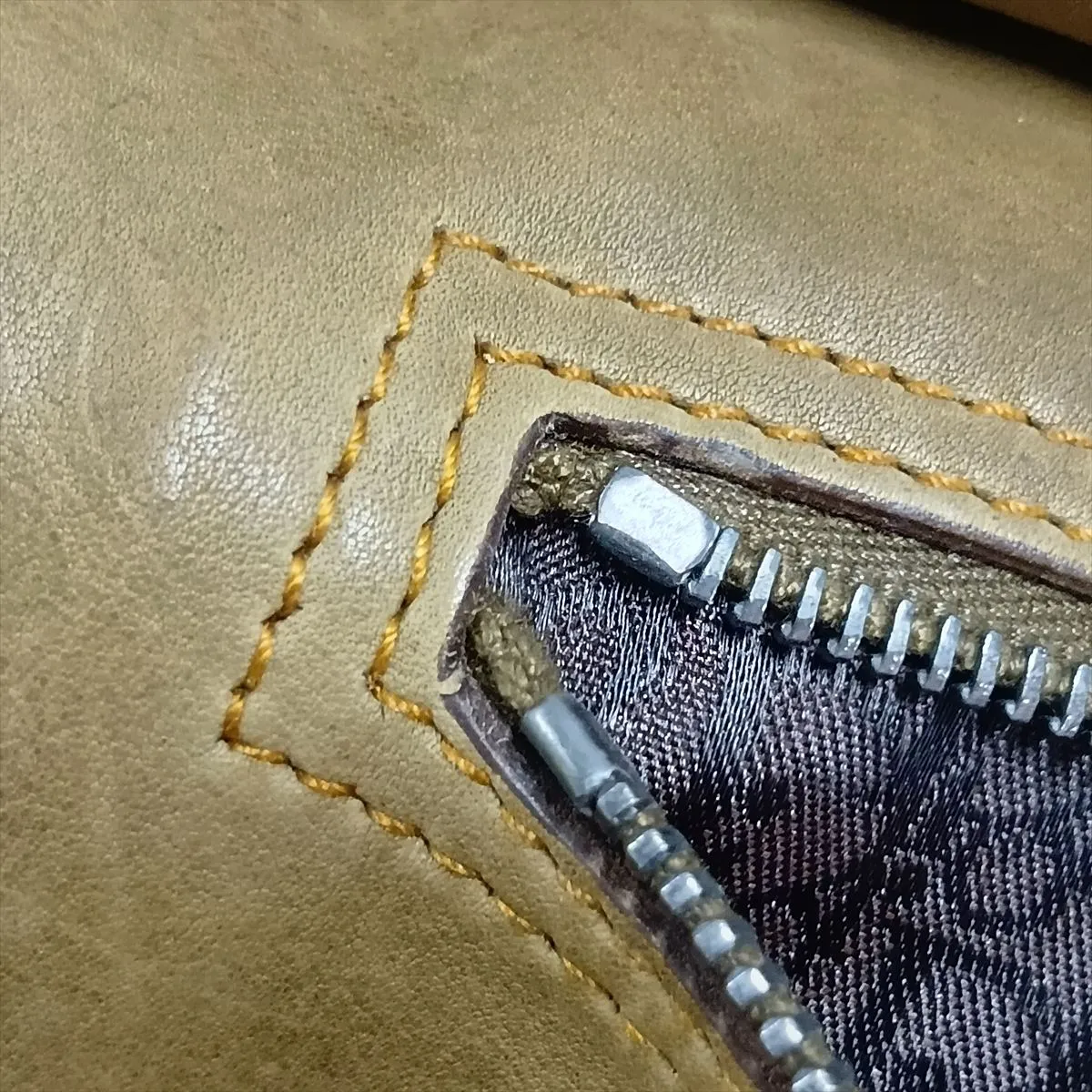 Gaucho Leather Handbag, Brown — view 15