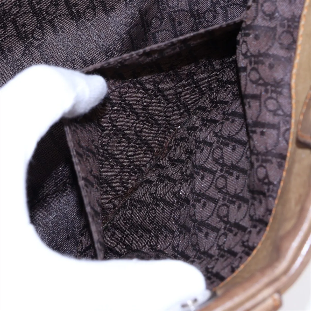 Gaucho Leather Handbag, Brown — view 8
