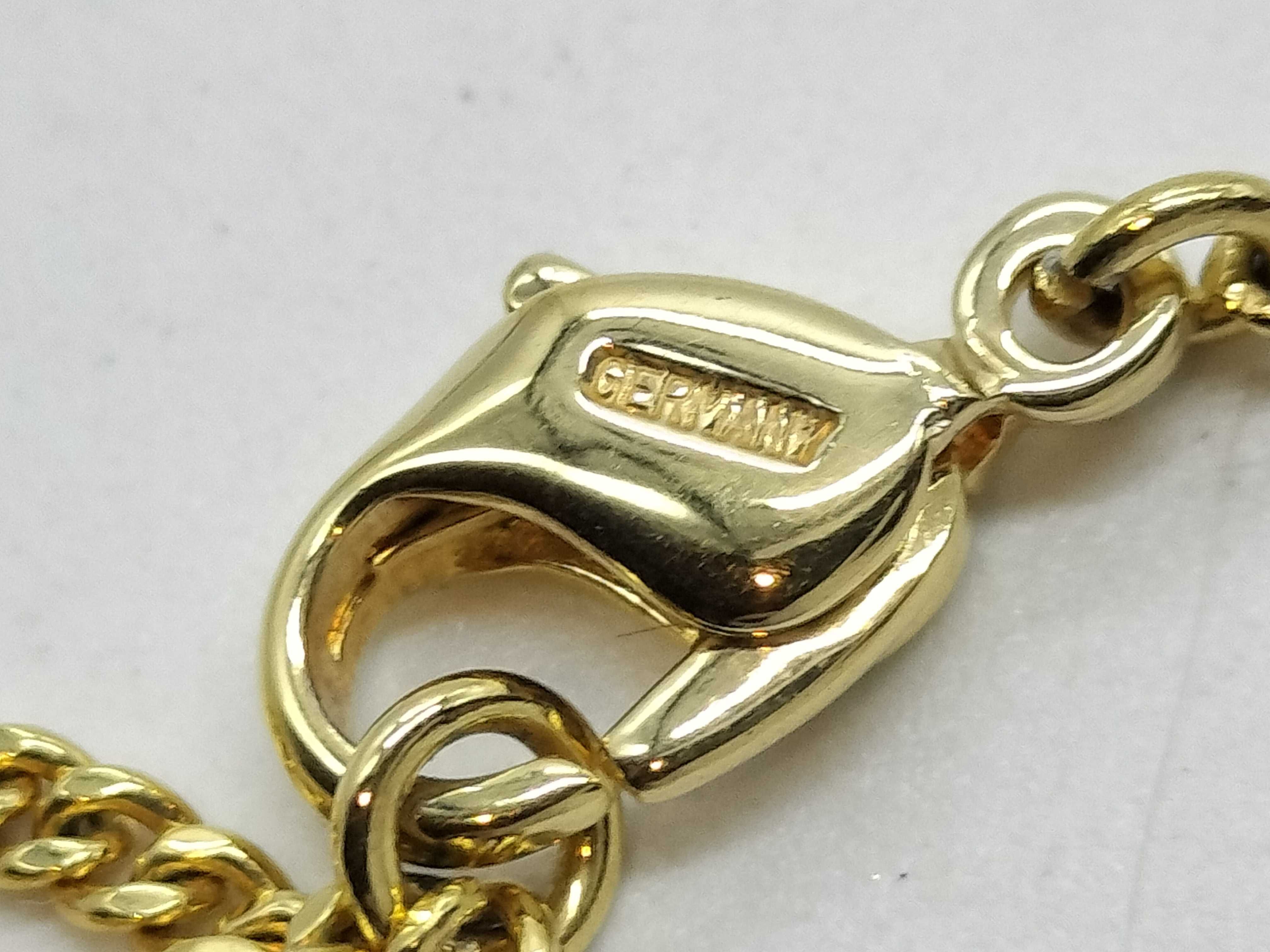Gold Logo Stone Necklace/Earrings — view 10