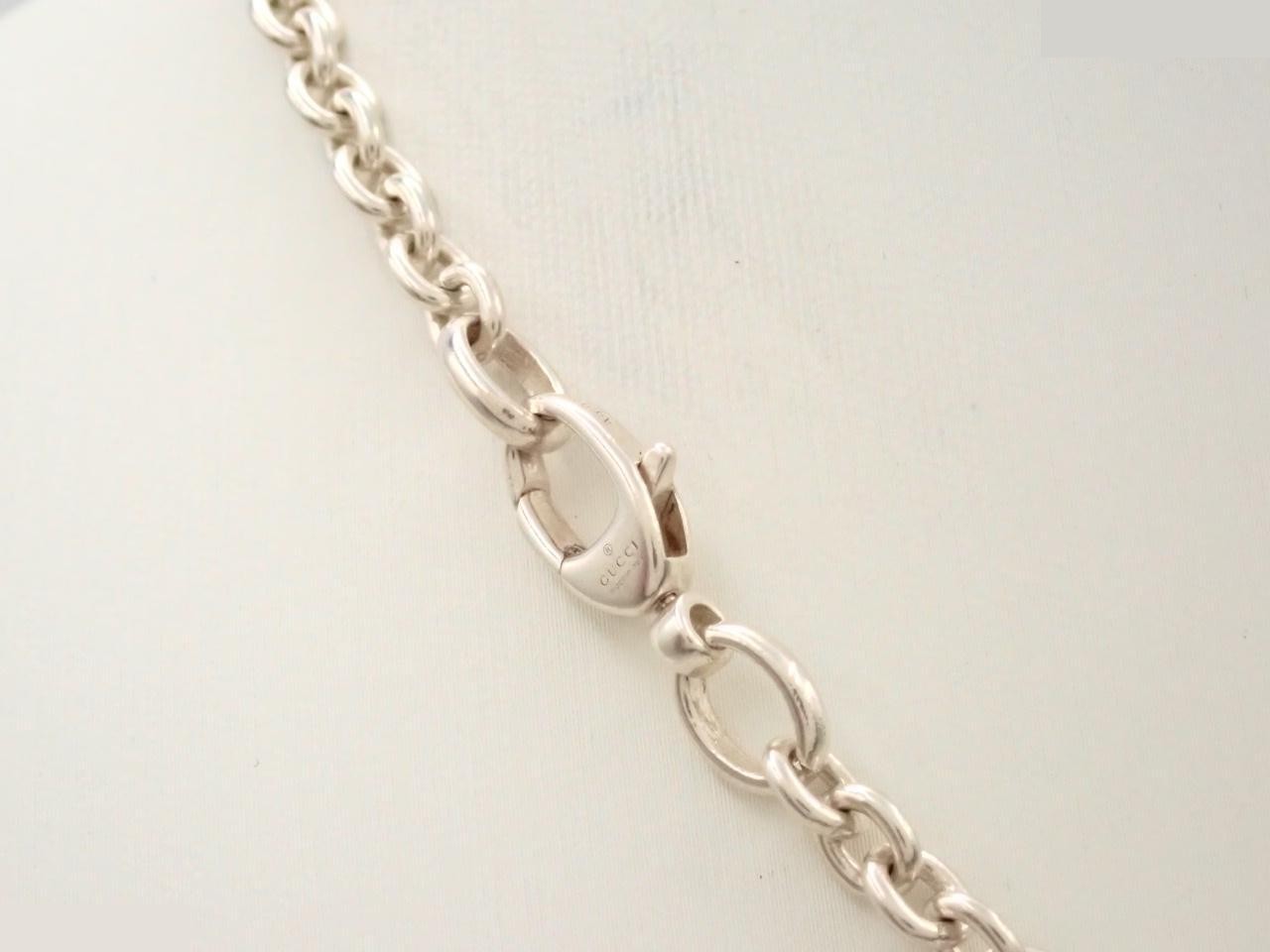 necklace, 925 sterling silver, 28.2g, Interlocking G — view 2