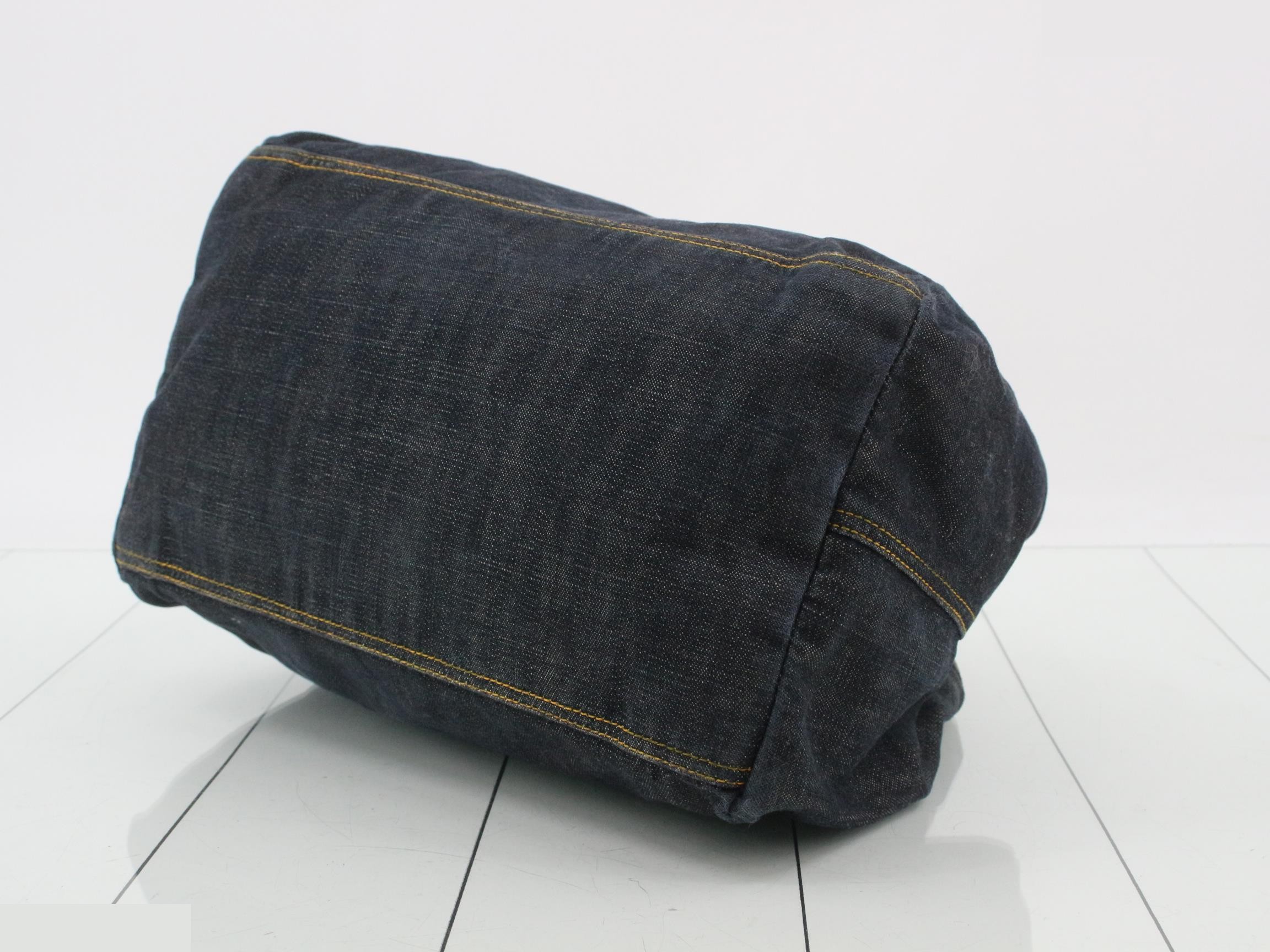 Archive Denim Studded Shoulder Bag — view 6