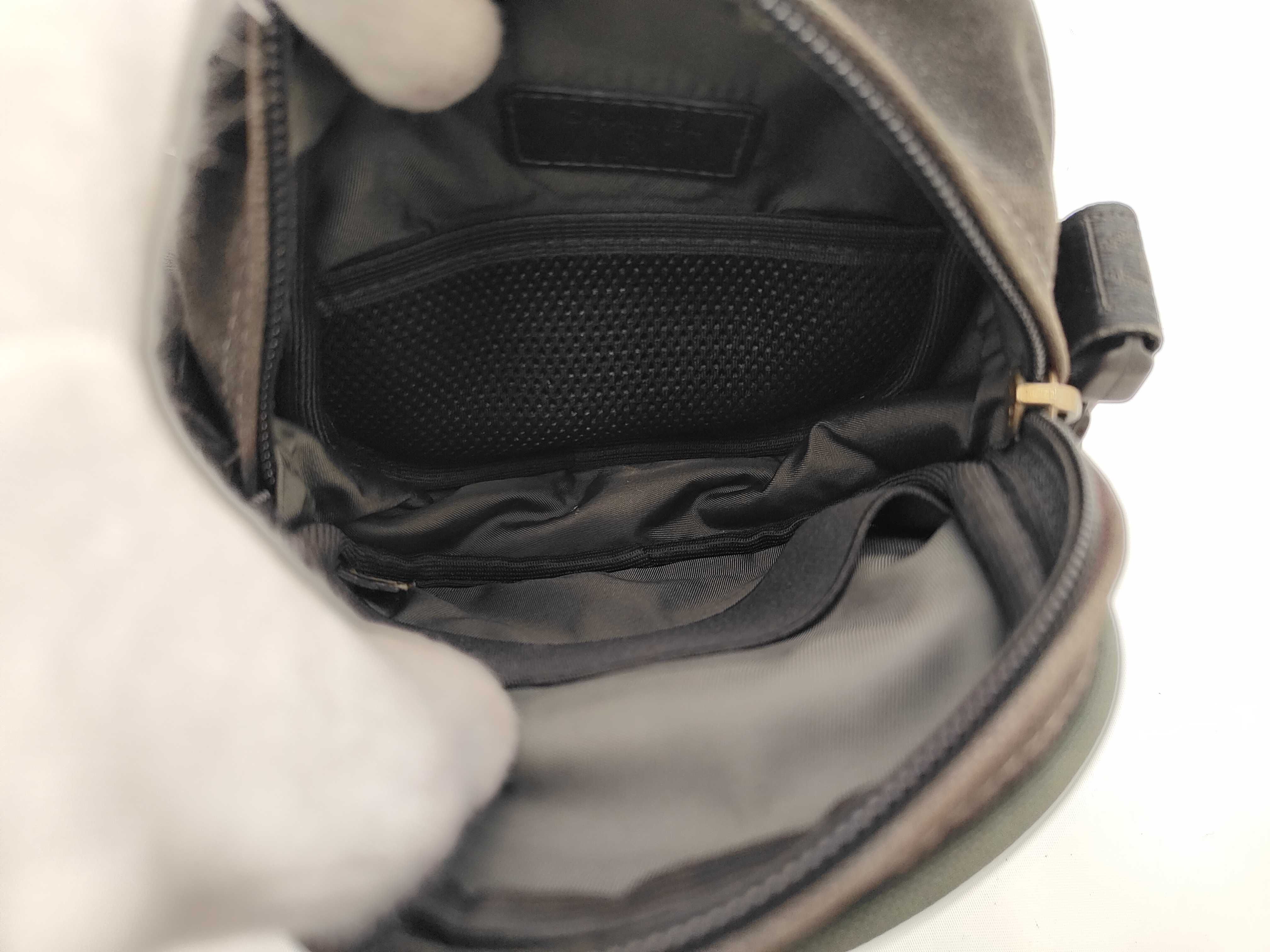 8598953 Shoulder Bag, Sport Line, Canvas Nylon, Khaki Black Shoulder Bag — view 9