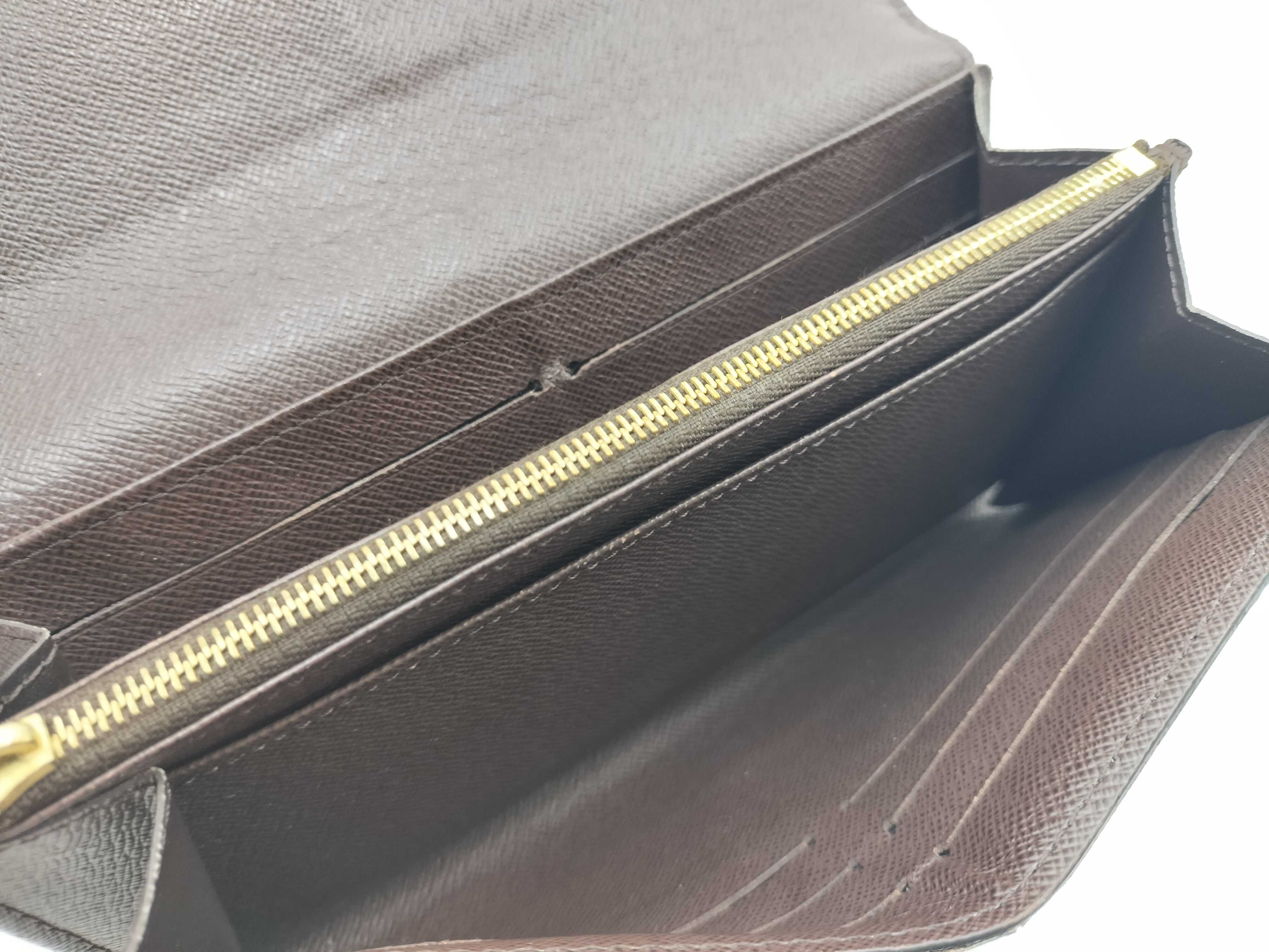 Damier N63209 Portefeuille Sarah Wallet with Initials — view 12