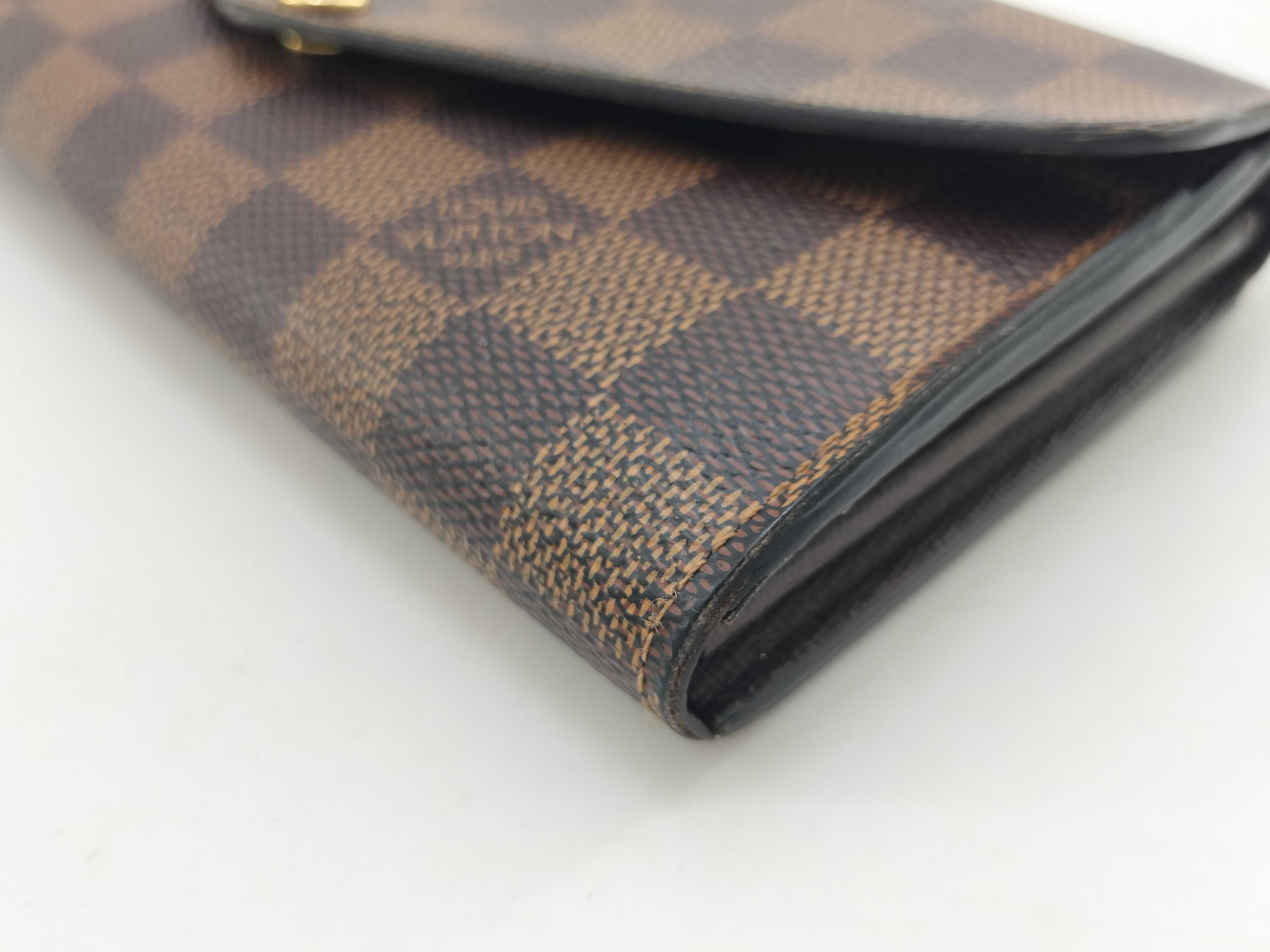Damier N63209 Portefeuille Sarah Wallet with Initials — view 4