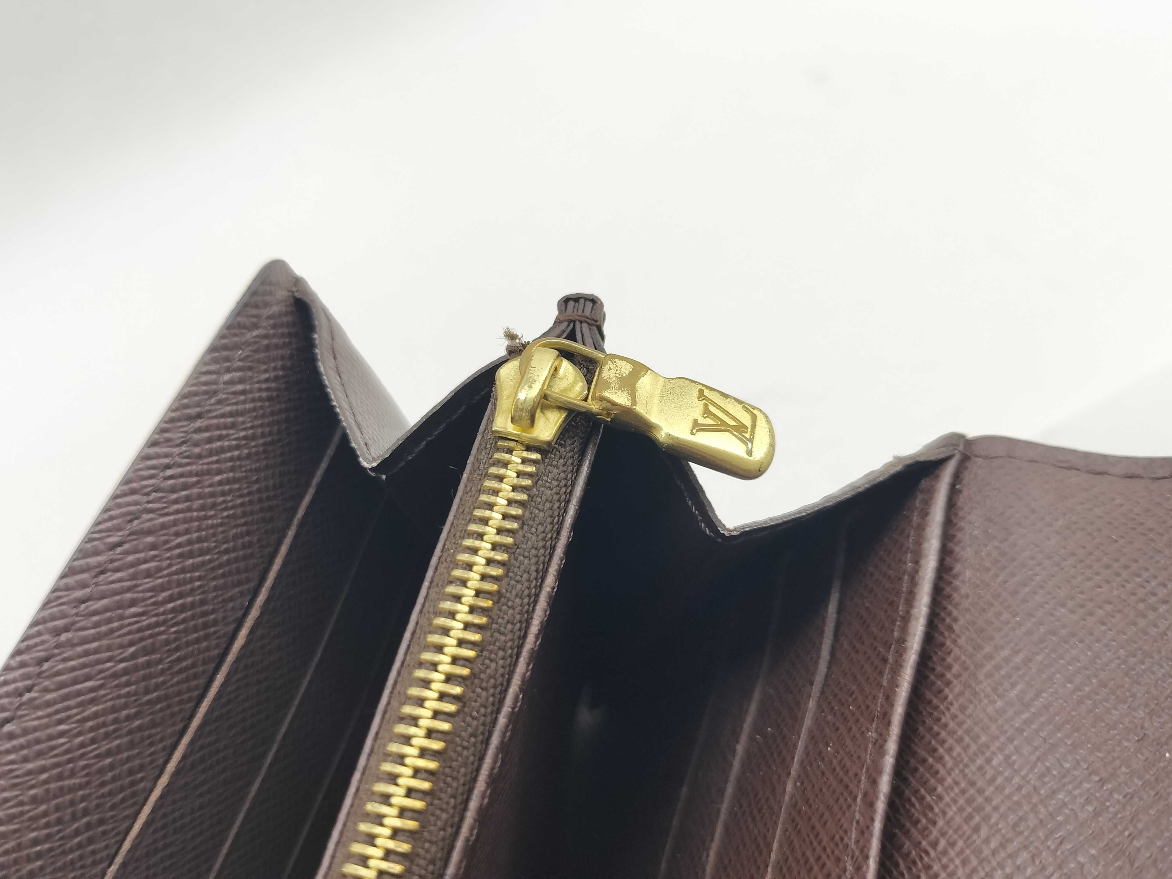 Damier N63209 Portefeuille Sarah Wallet with Initials — view 10