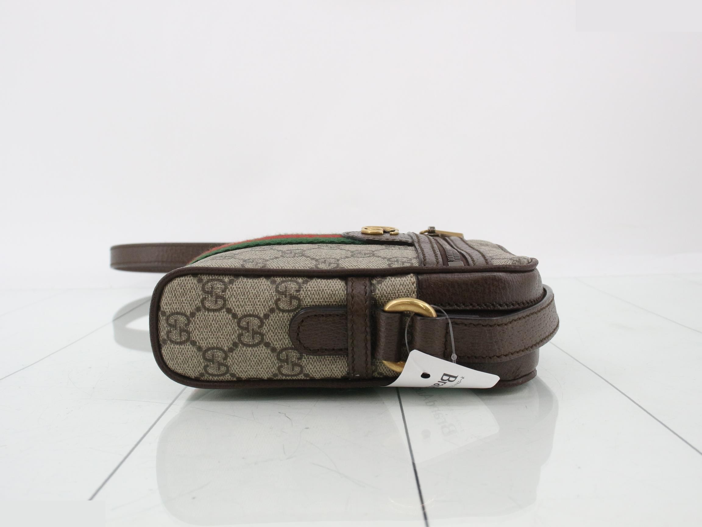 598127 Ophidia Small Messenger Bag GG Supreme — view 3