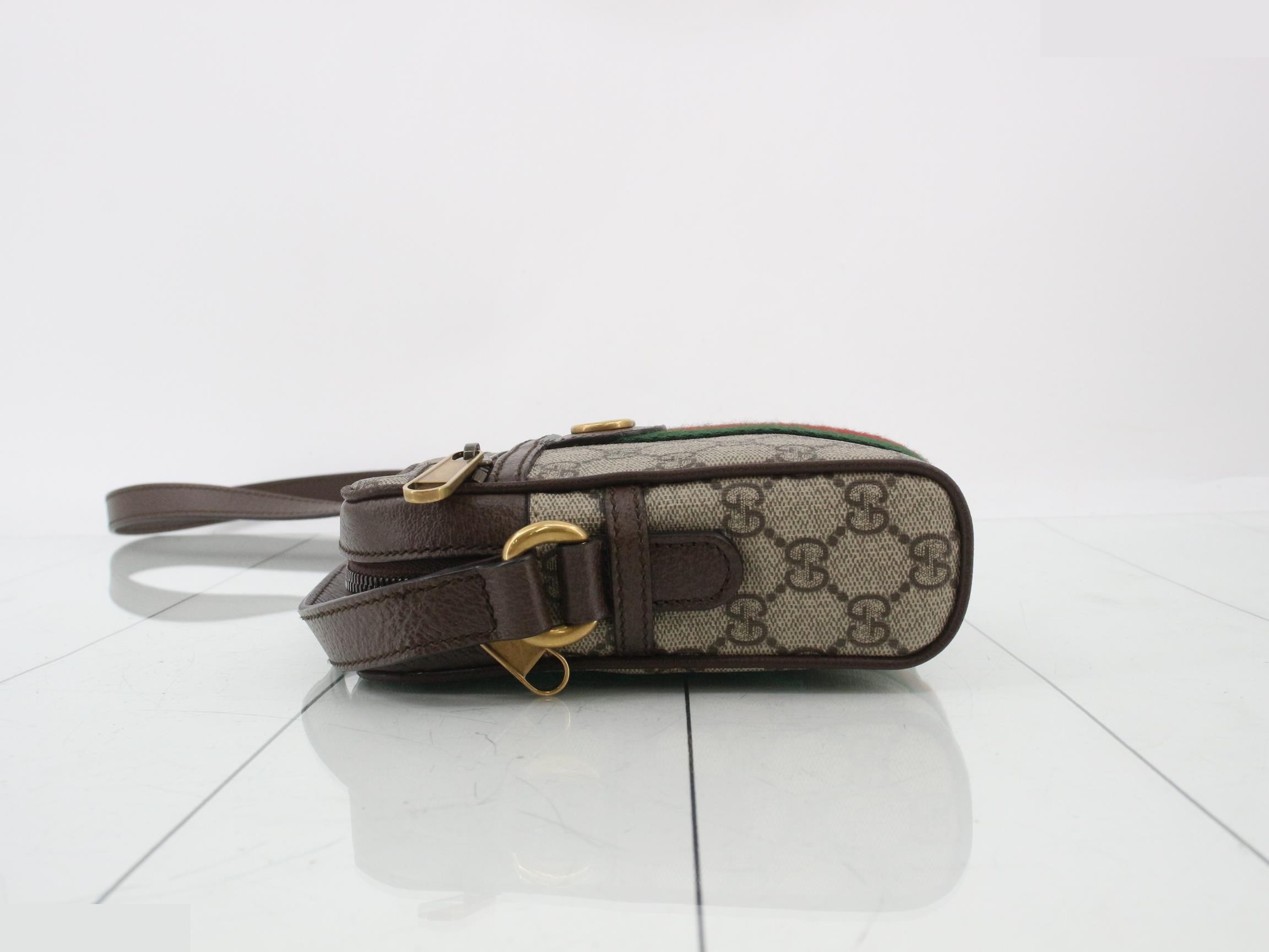 598127 Ophidia Small Messenger Bag GG Supreme — view 4
