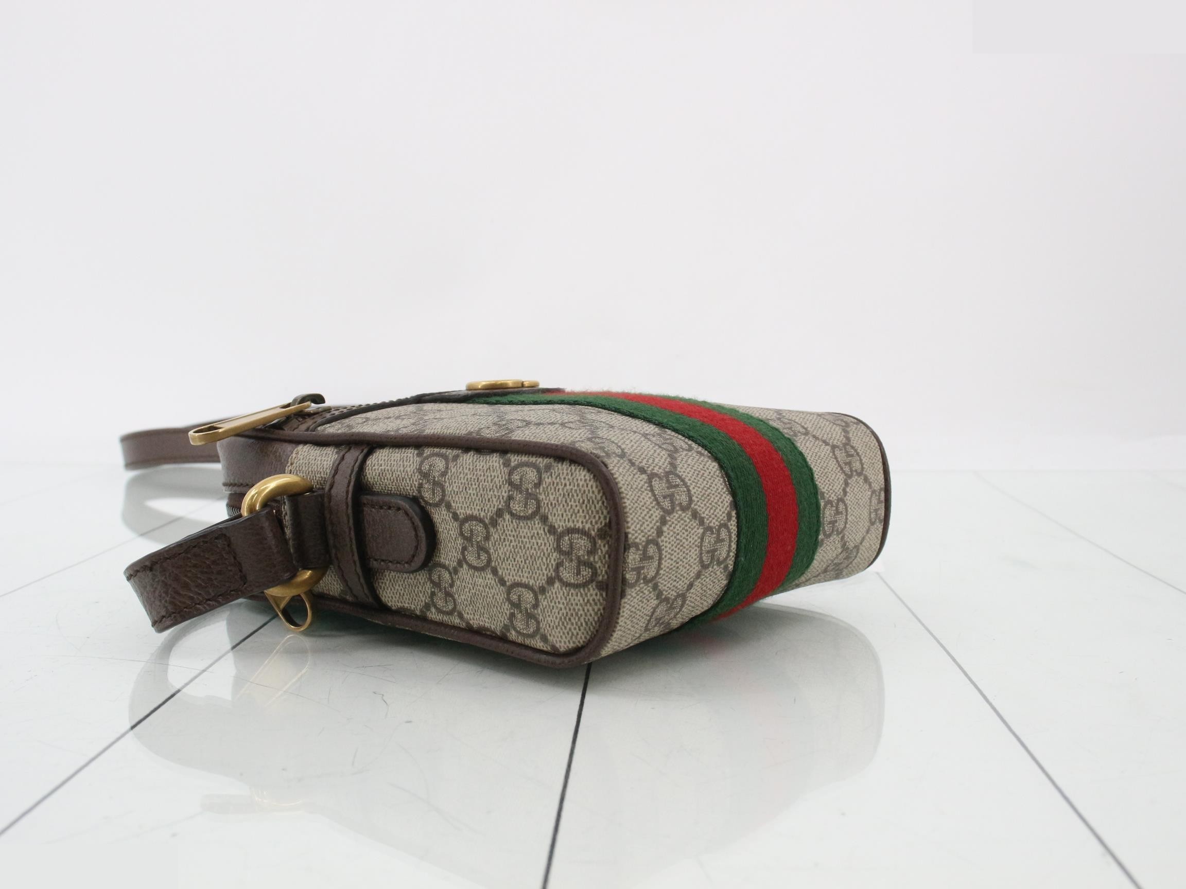 598127 Ophidia Small Messenger Bag GG Supreme — view 5