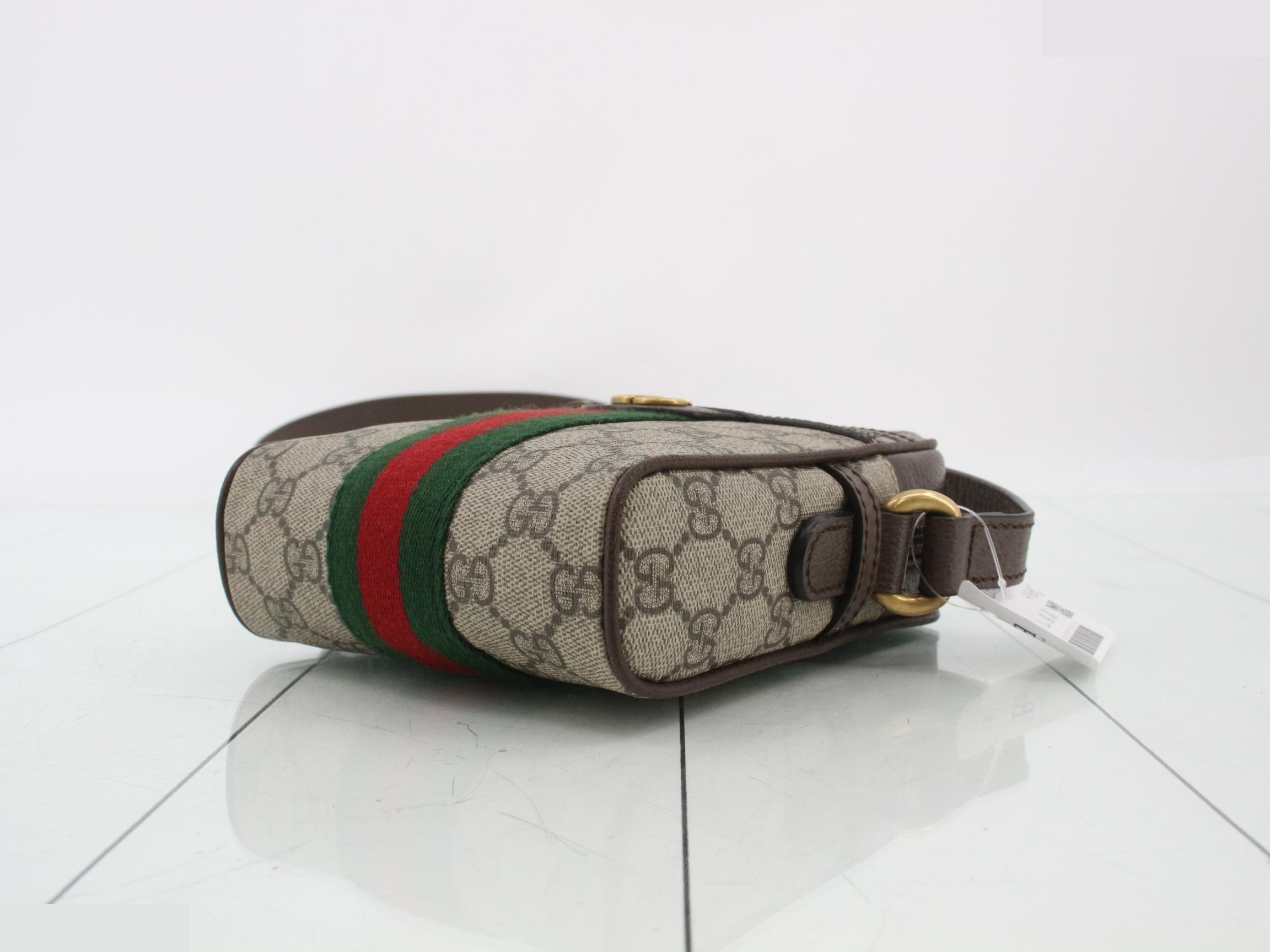 598127 Ophidia Small Messenger Bag GG Supreme — view 6