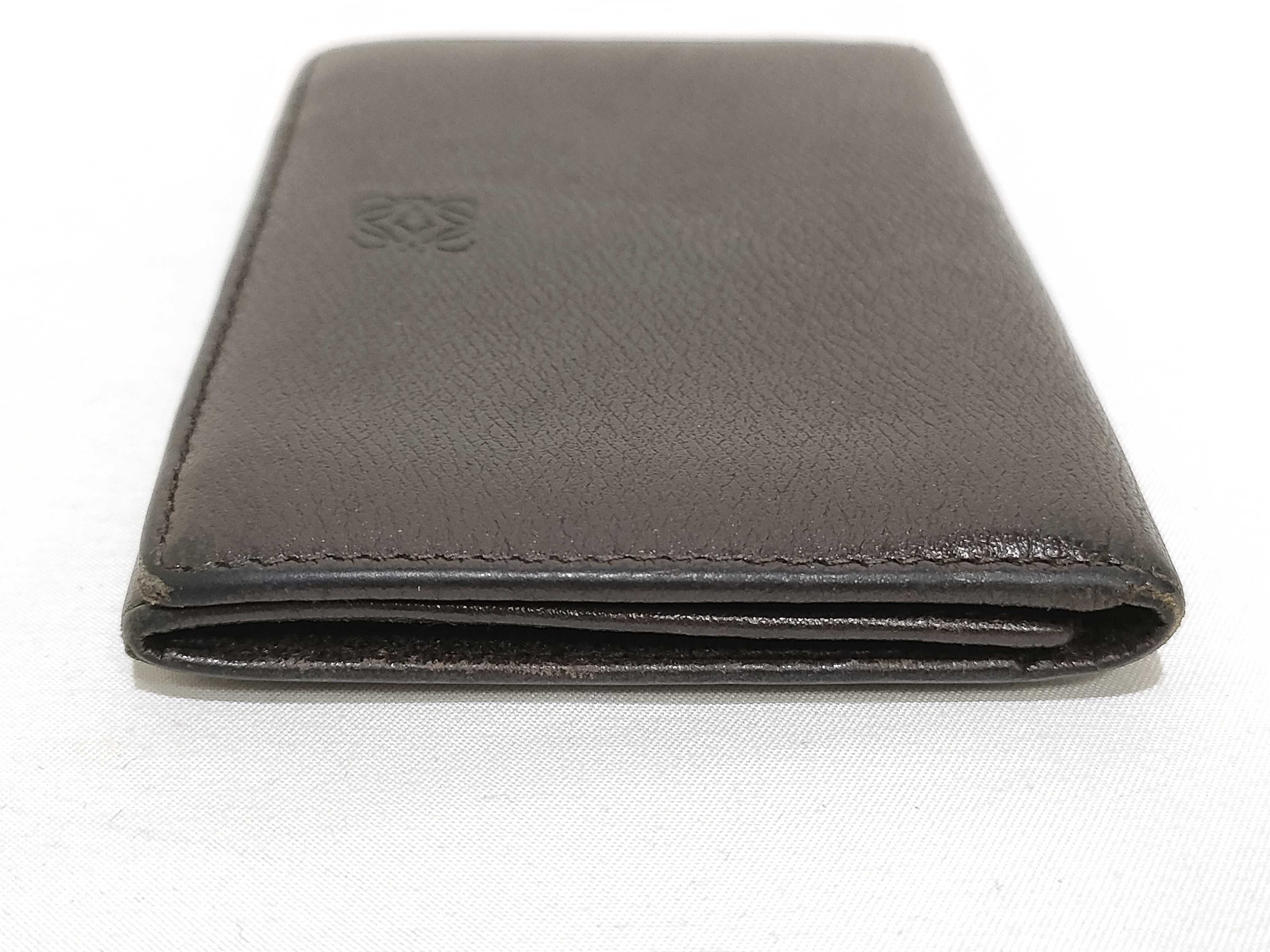 Anagram Leather Card Holder, Brown (Card Case/Pass Case/Business Card Holder) — view 5