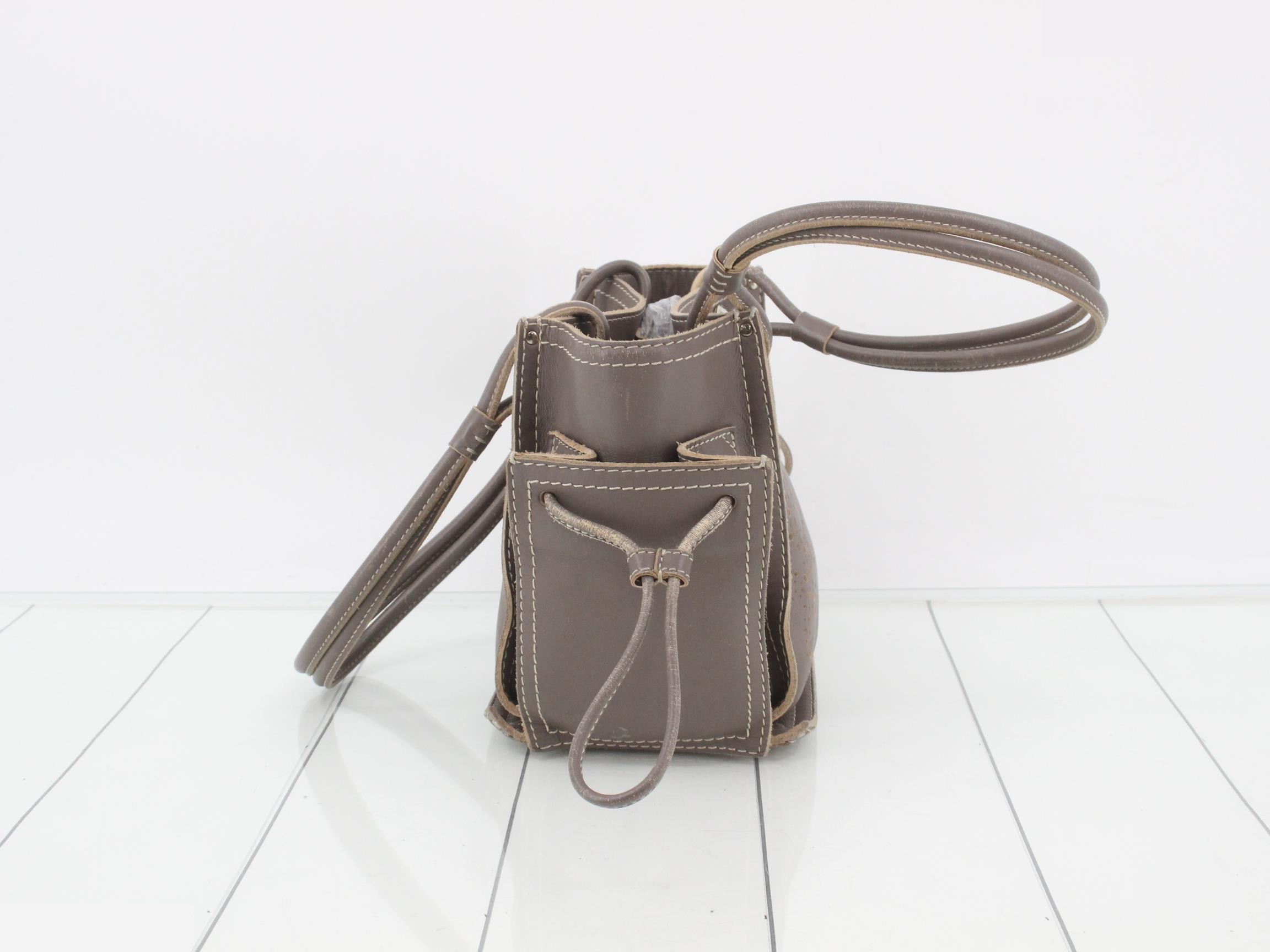 Shopper punching tote bag — view 4