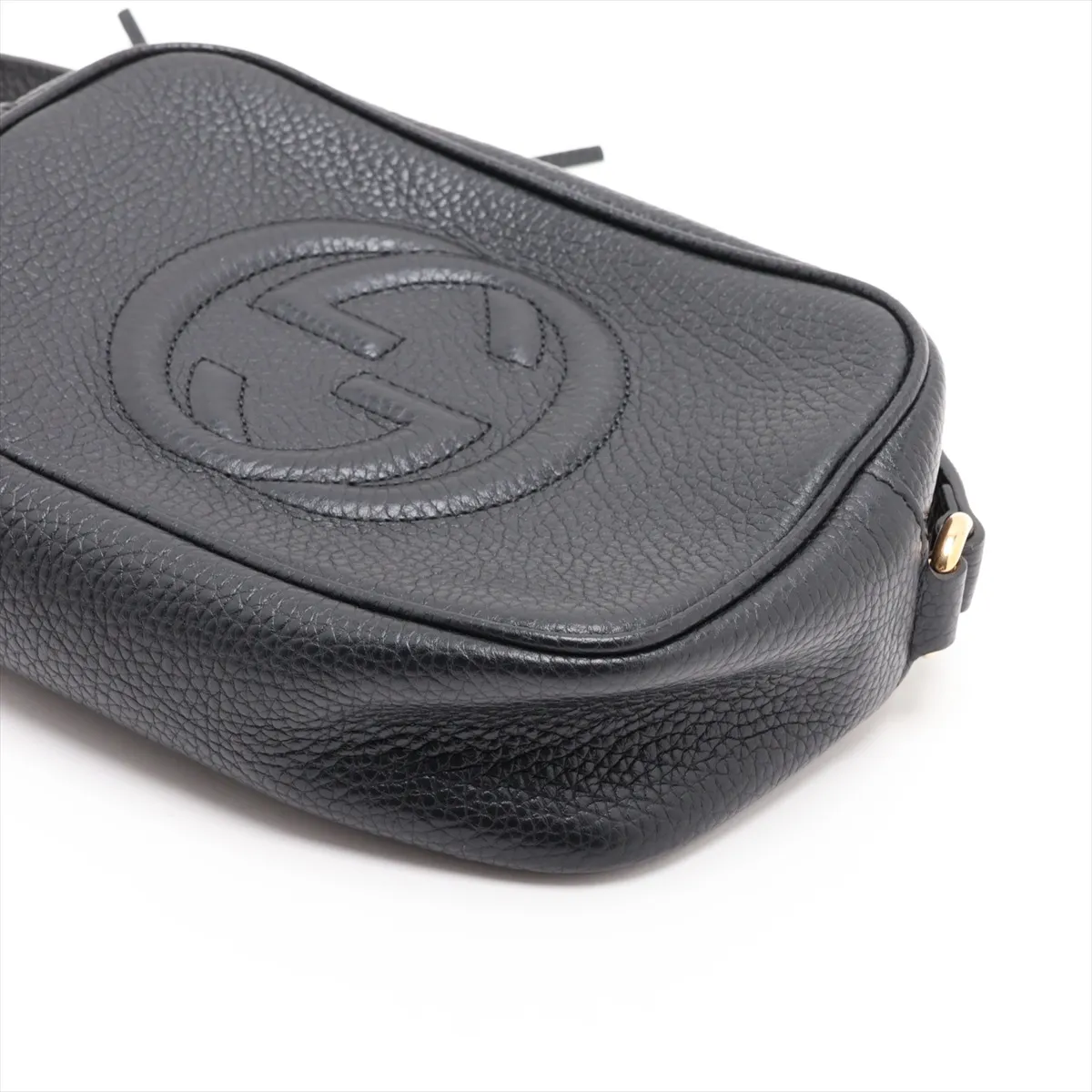 Soho 347994 Leather Shoulder Bag, Black — view 3
