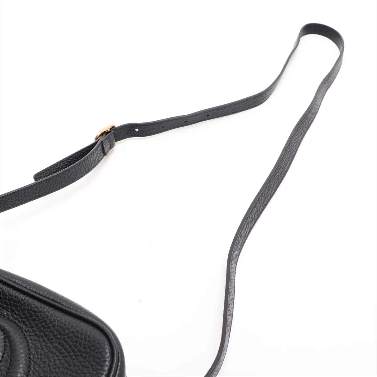 Soho 347994 Leather Shoulder Bag, Black — view 5
