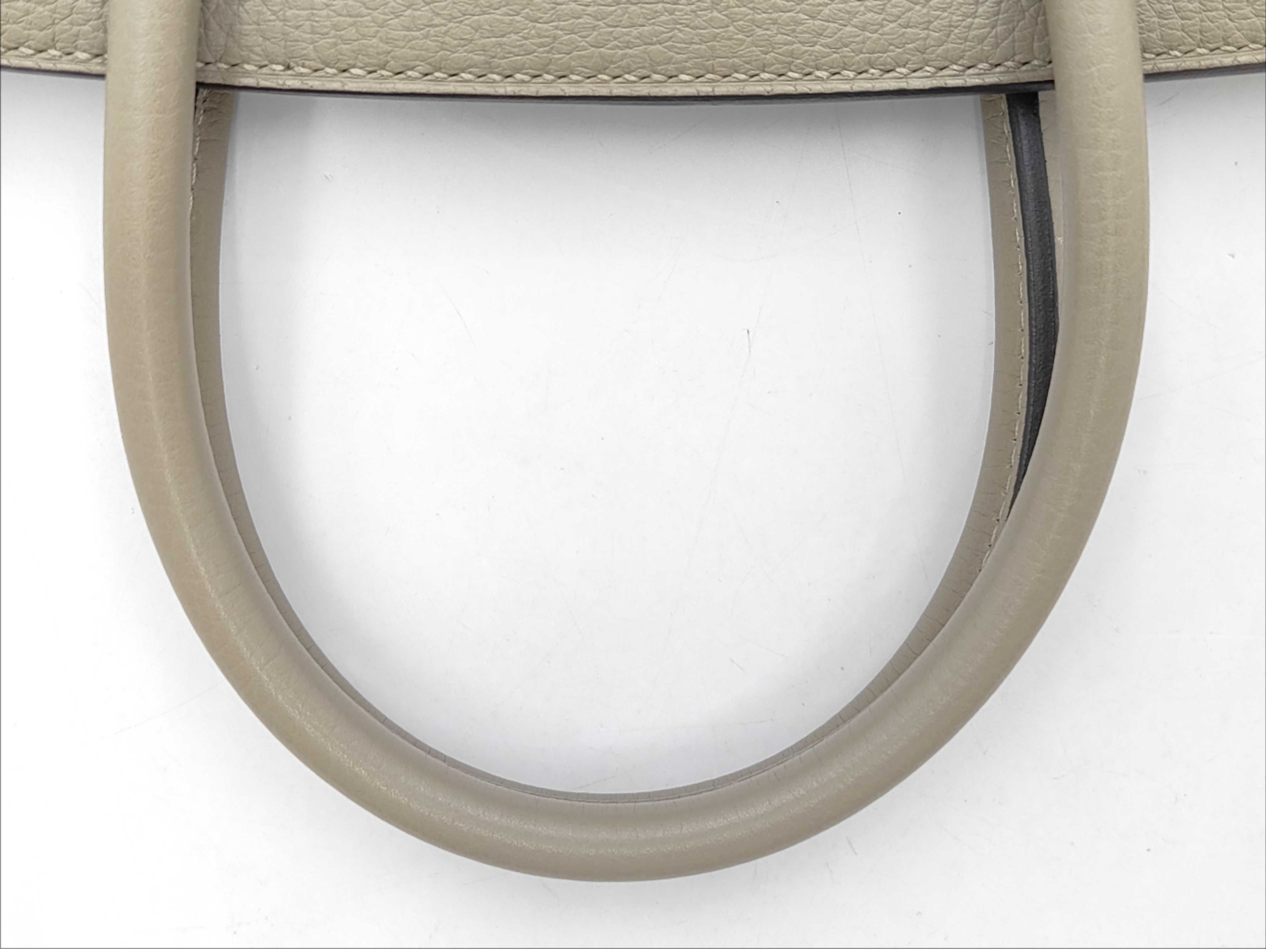 Birkin 30 X stamp Taurillon leather Sage Gold handbag — view 3