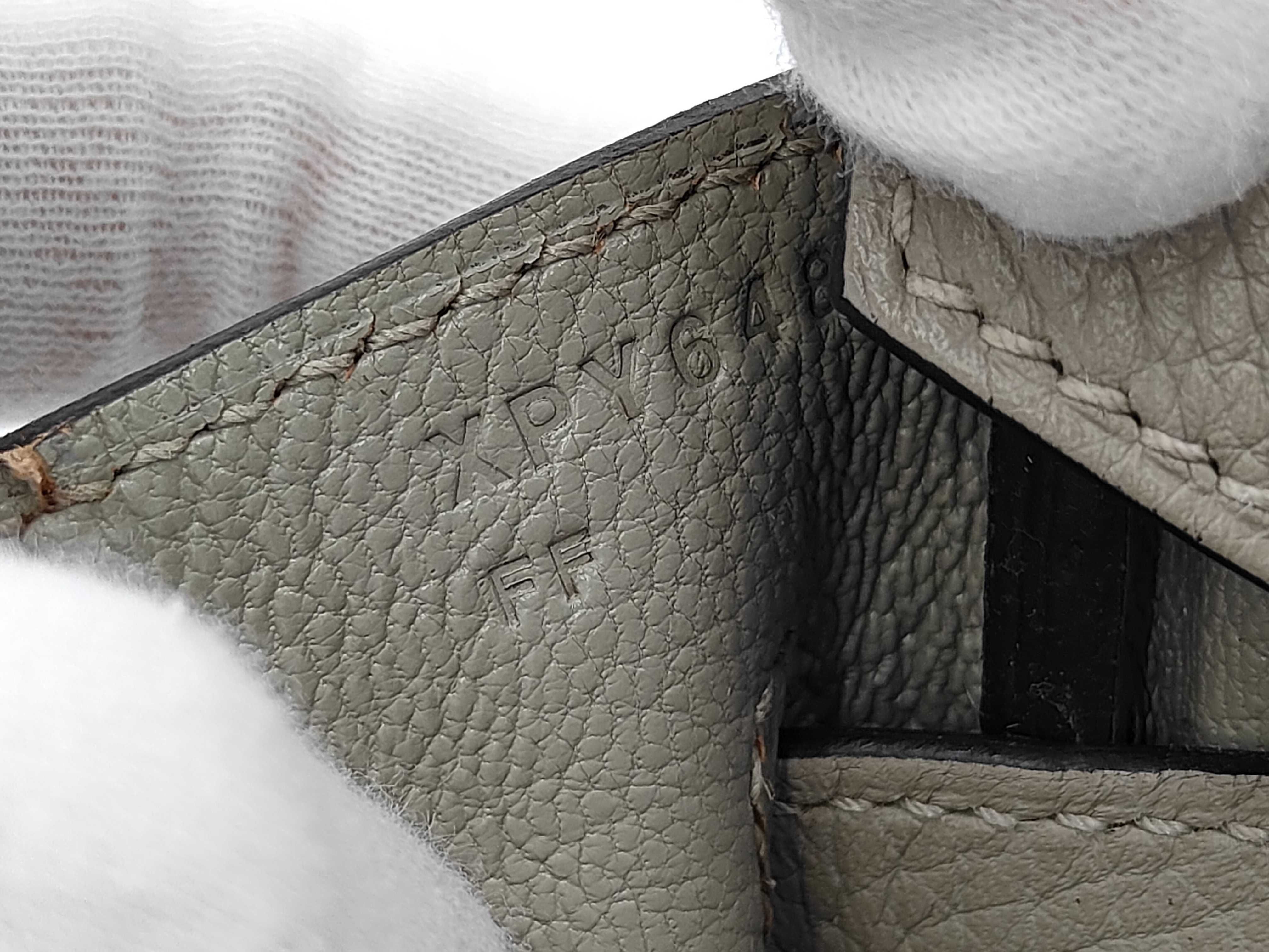 Birkin 30 X stamp Taurillon leather Sage Gold handbag — view 10
