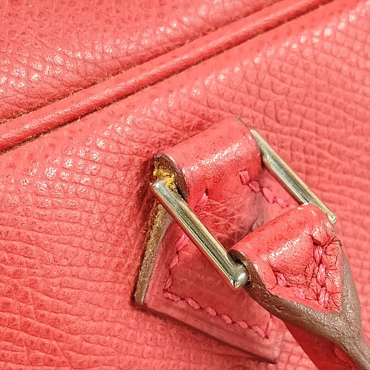 Hermès Plume Elan 28, Veau Epsom, Rouge Vif, Silver Hardware, H: 2004 — view 13