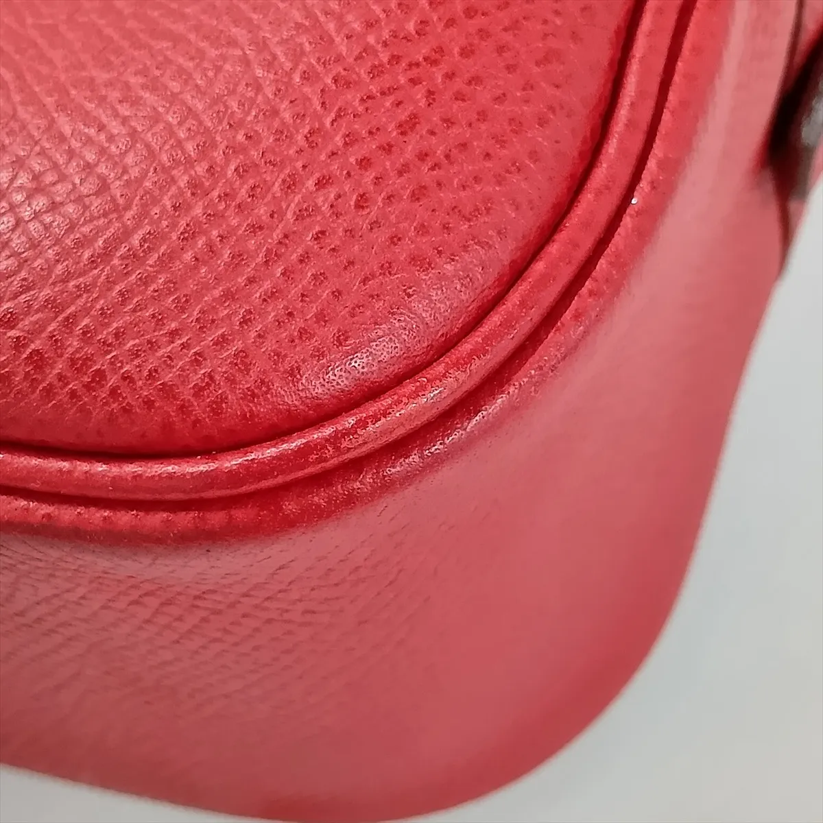 Hermès Plume Elan 28, Veau Epsom, Rouge Vif, Silver Hardware, H: 2004 — view 15