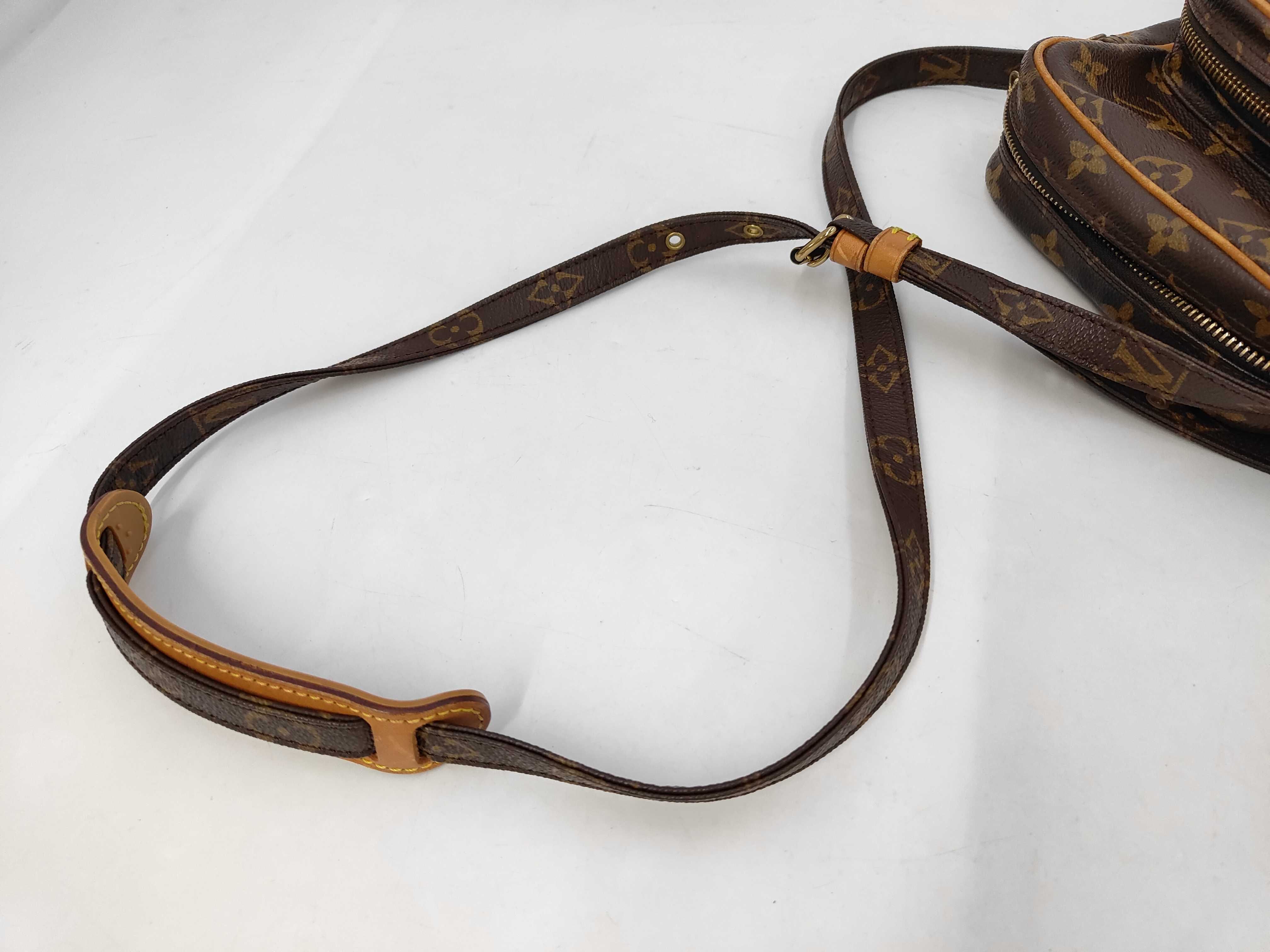 Monogram Shoulder Bag, Brown — view 5