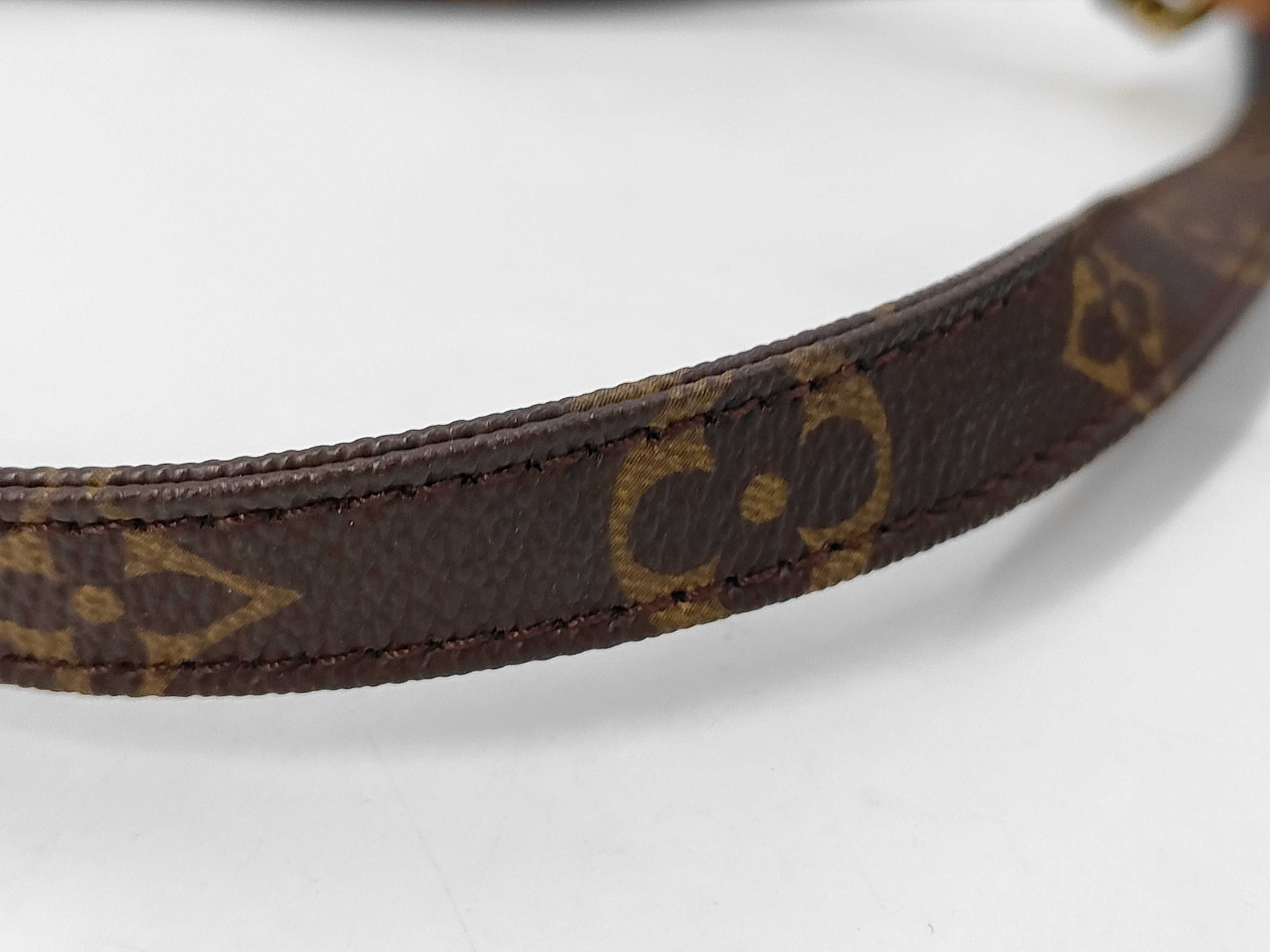 Monogram Shoulder Bag, Brown — view 6