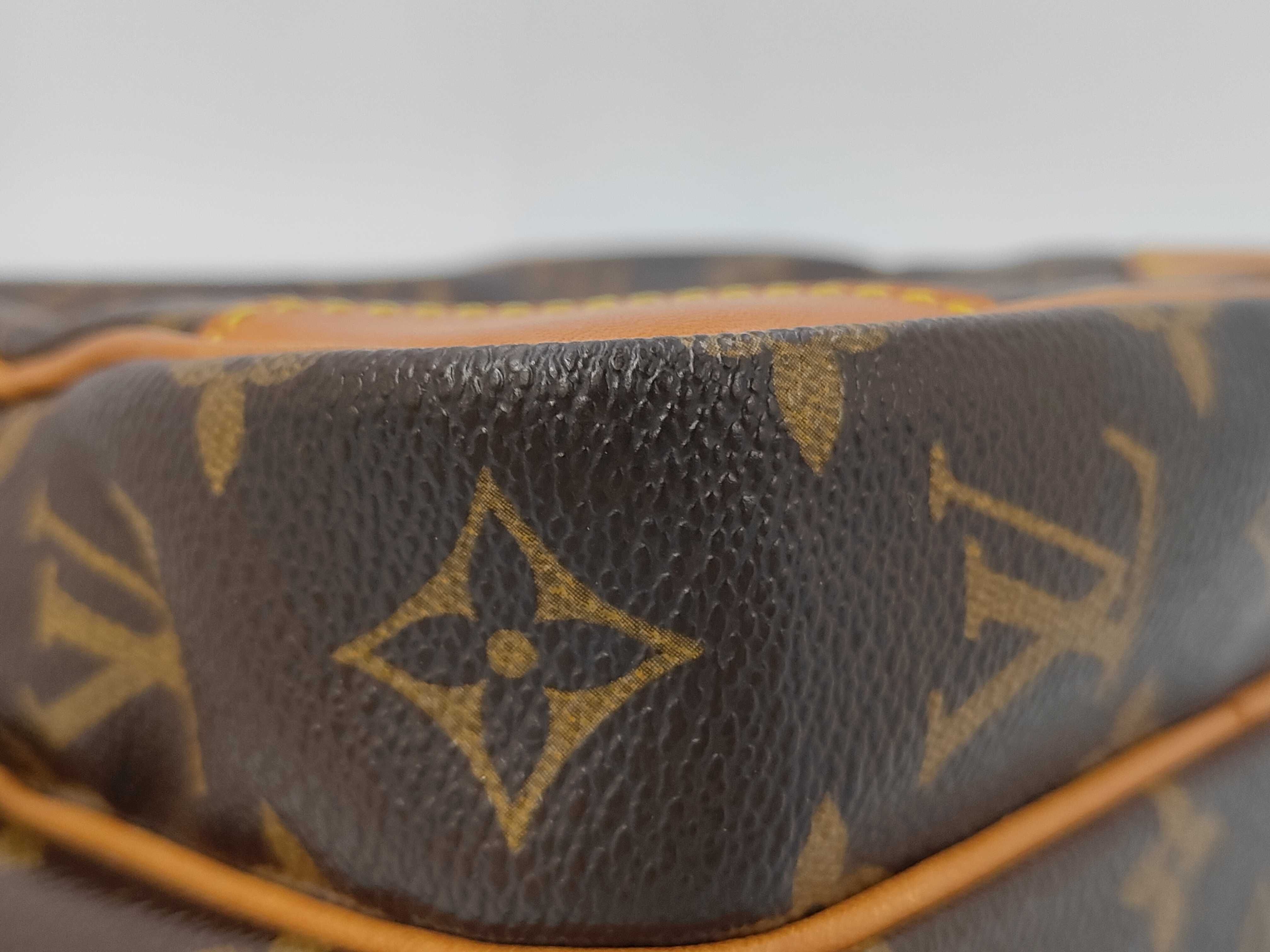 Monogram Shoulder Bag, Brown — view 7
